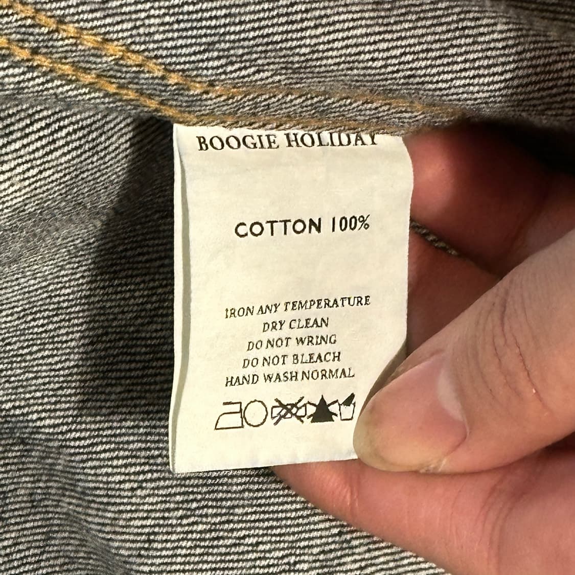 부기 홀리데이 데님 웨스턴 셔츠 (XL) 상품이미지9