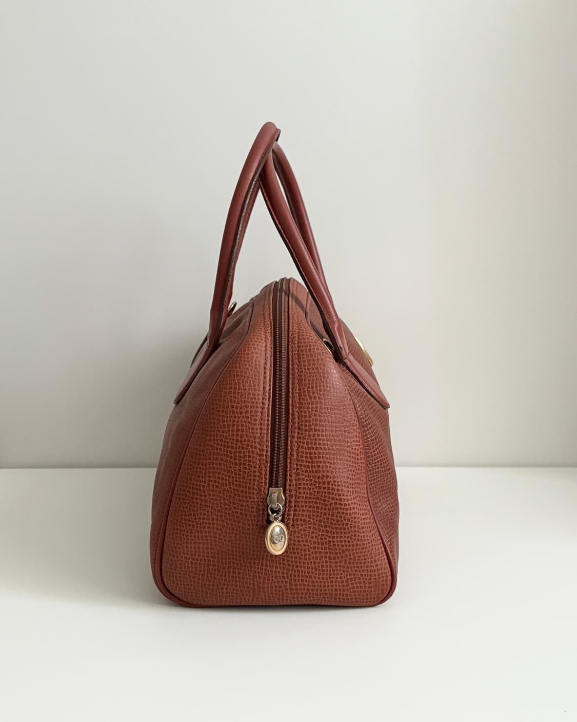 Christian Dior 디올 빈티지 CD 로고 보스턴 백 상품이미지6