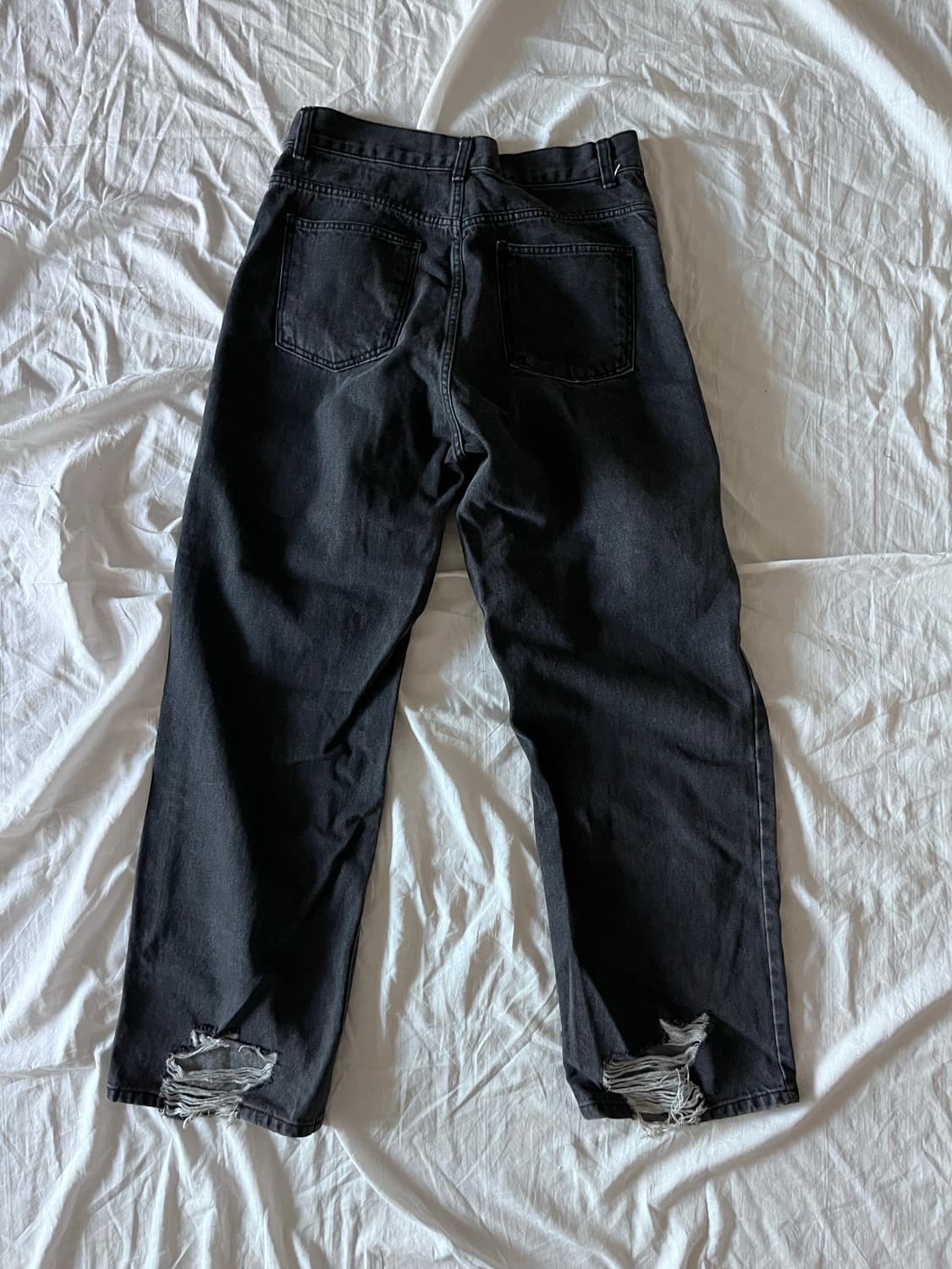 Distressed Baggy Denim Jeans 상품이미지3