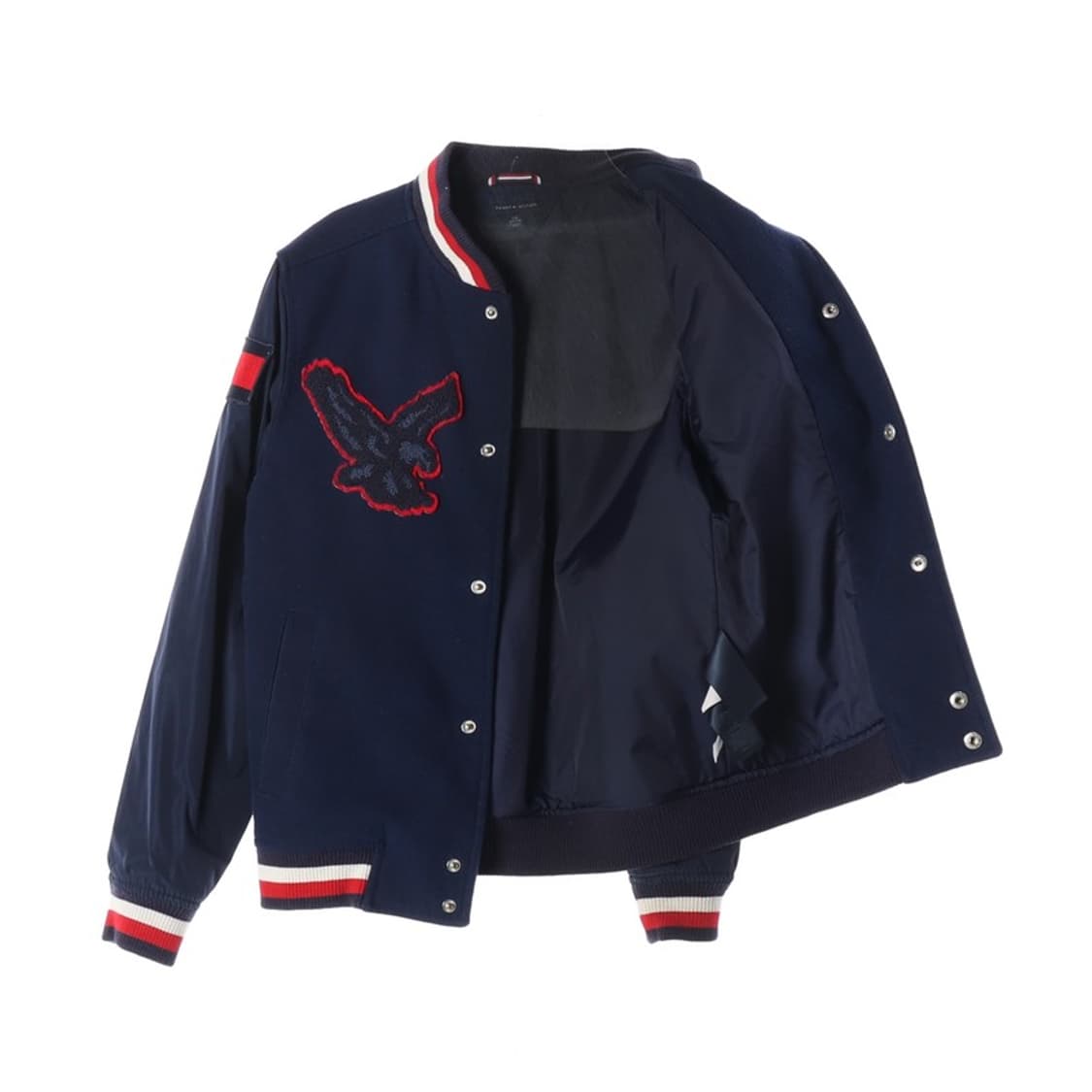 타미힐피거 네이비 울 바시티 자켓 L 12-14 상품이미지2