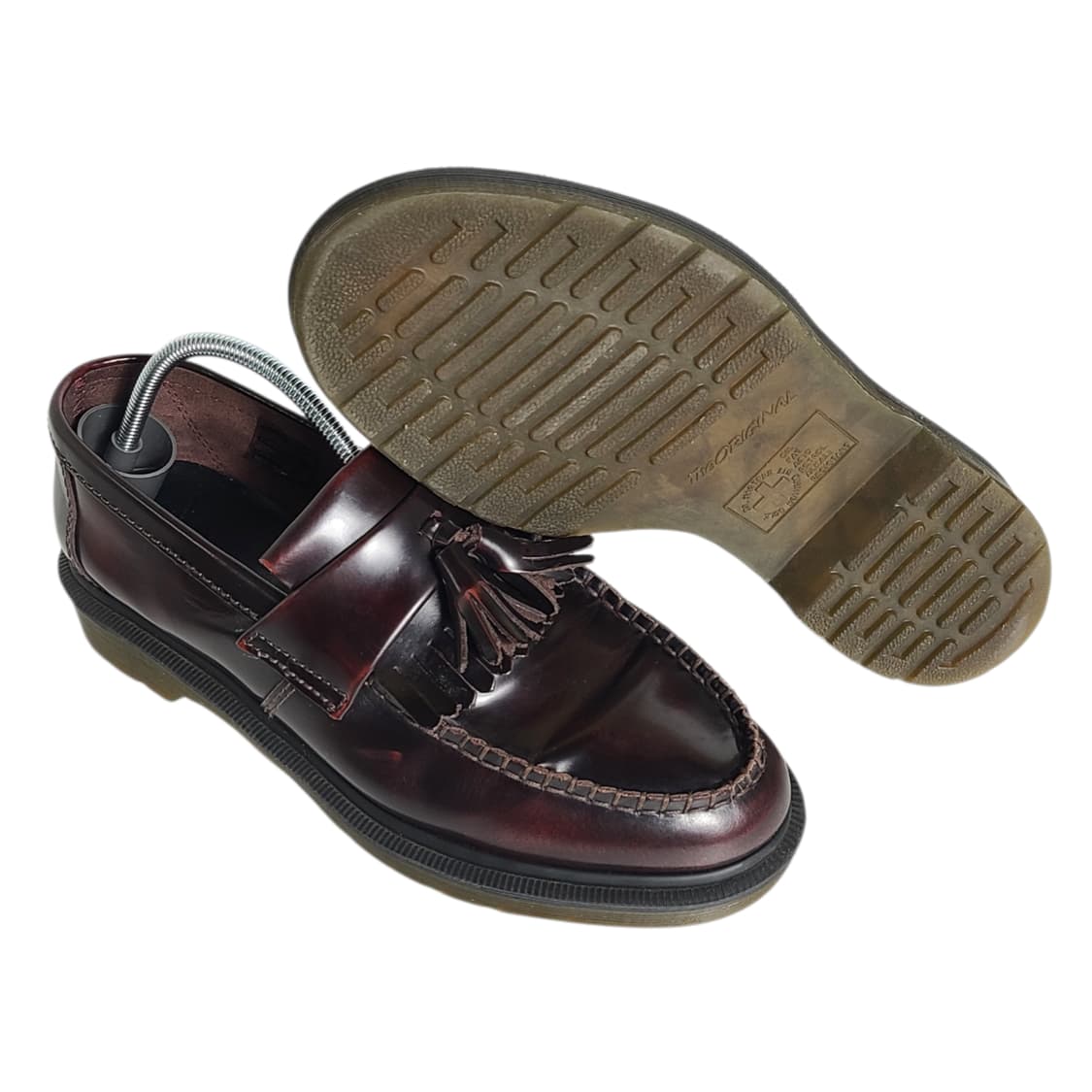 270-275) Dr.martens 닥터마틴 아드리안 테슬 로퍼 버건디 상품이미지2