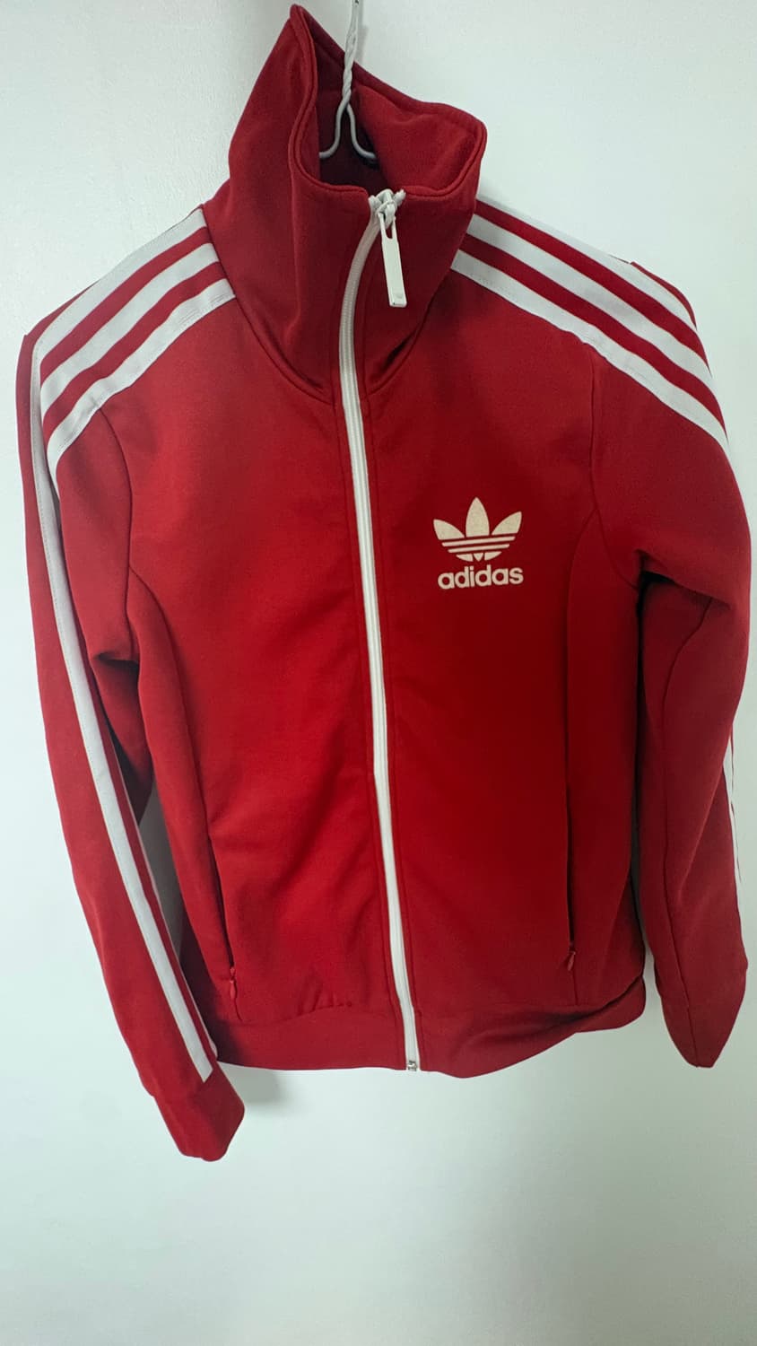 아이다스 빅로고 유로파 져지 트랙탑 빨강 상품이미지1