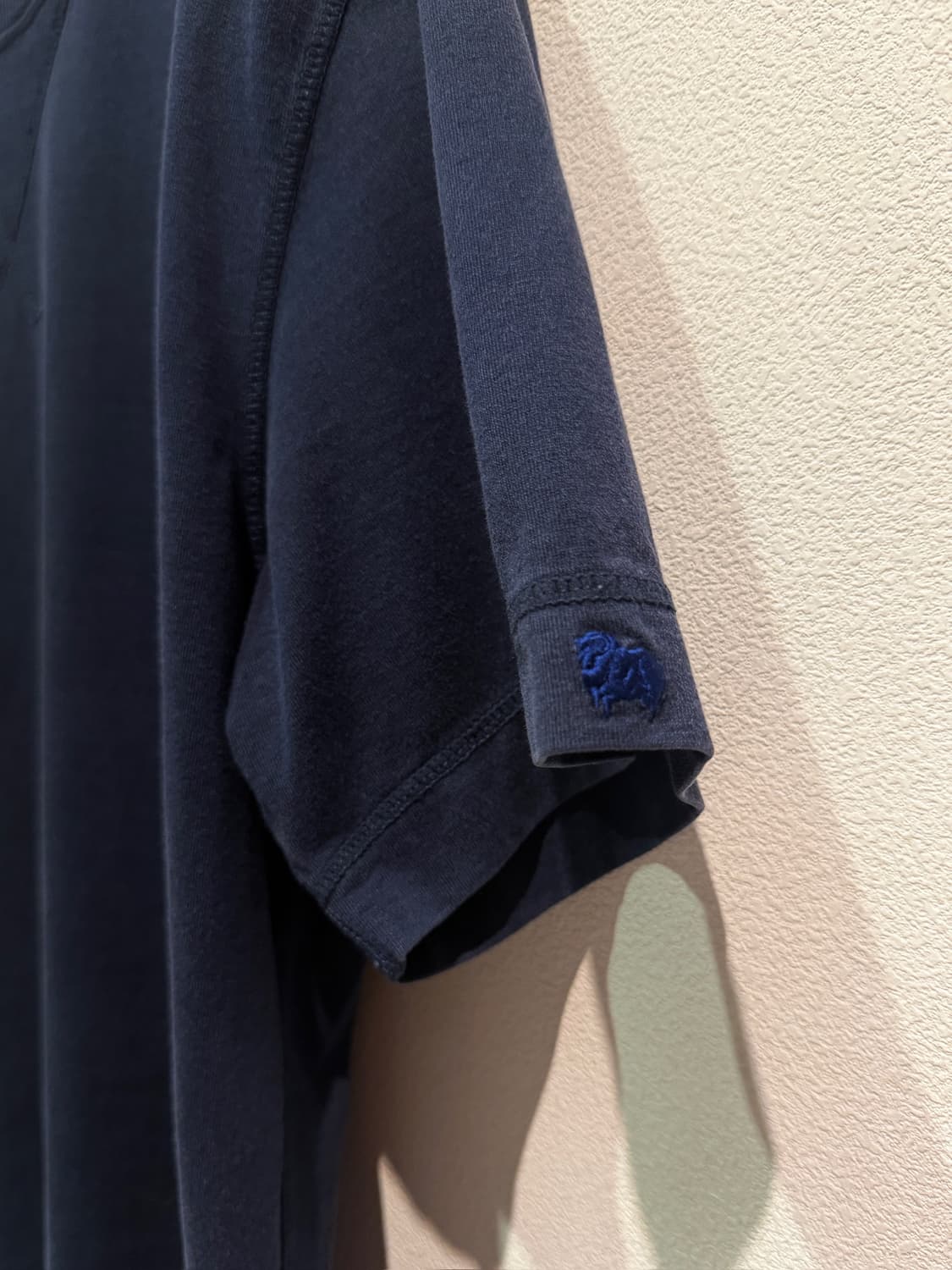Bastong Solid Navy V-Gusset Shirt 상품이미지4