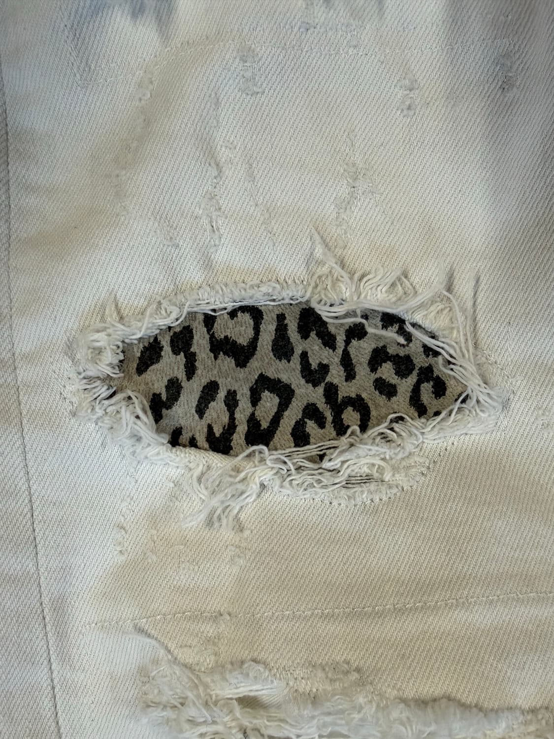 백래쉬 크래쉬 레더패치진 M 상품이미지2