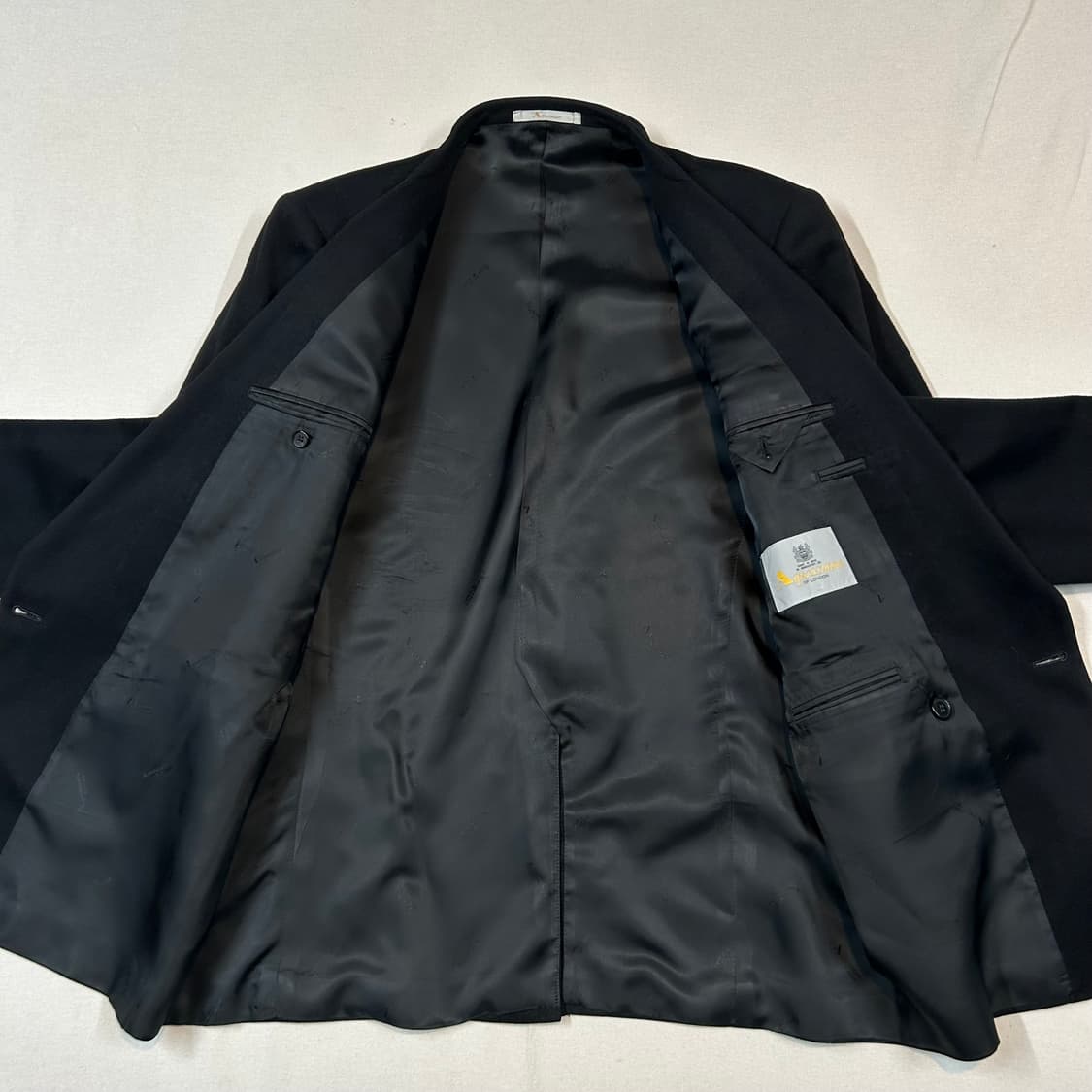 L) 아쿠아스큐텀 울 캐시미어 금장 버튼 블레이저 자켓 상품이미지5