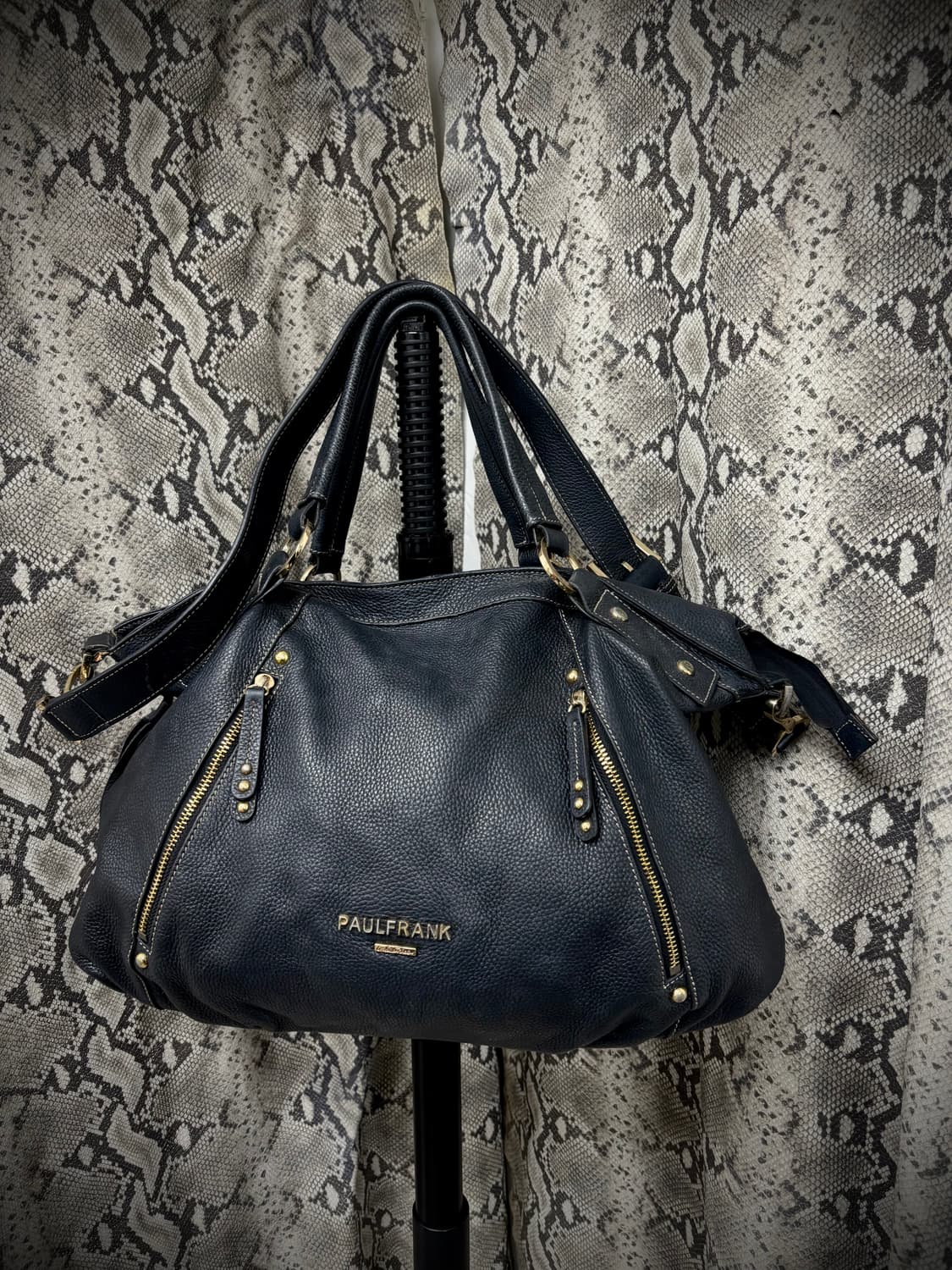 [PAUL FRANK Y2K] Side Zip Detail Navy Ov 상품이미지1