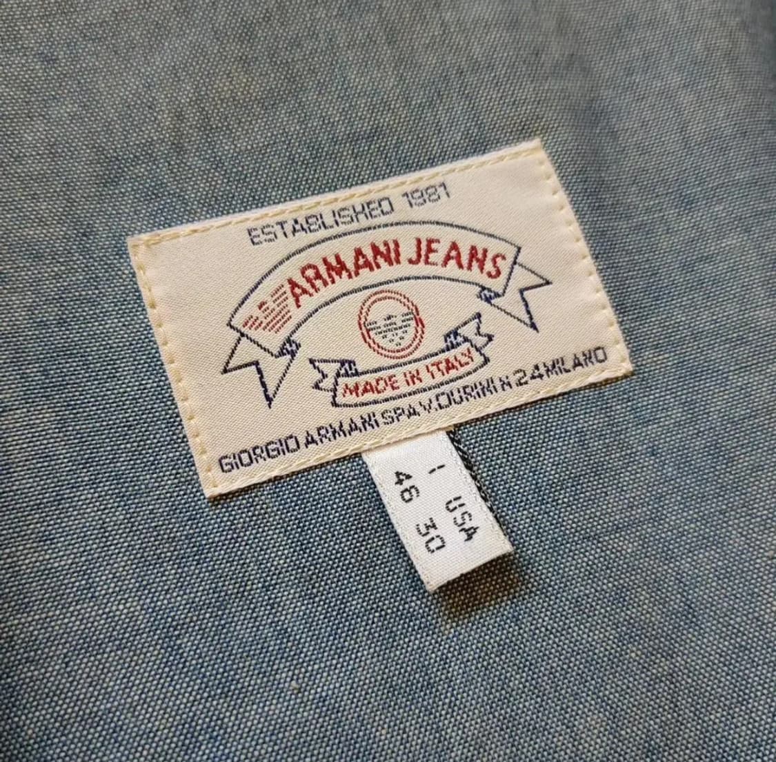 90s 조르지오 아르마니 울 플란넬 스포츠코트 46(105) 상품이미지8