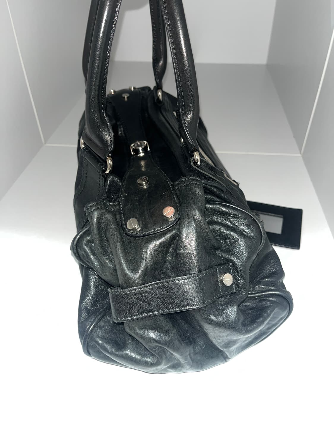 발렌시아가 빈티지 볼링백 상품이미지2