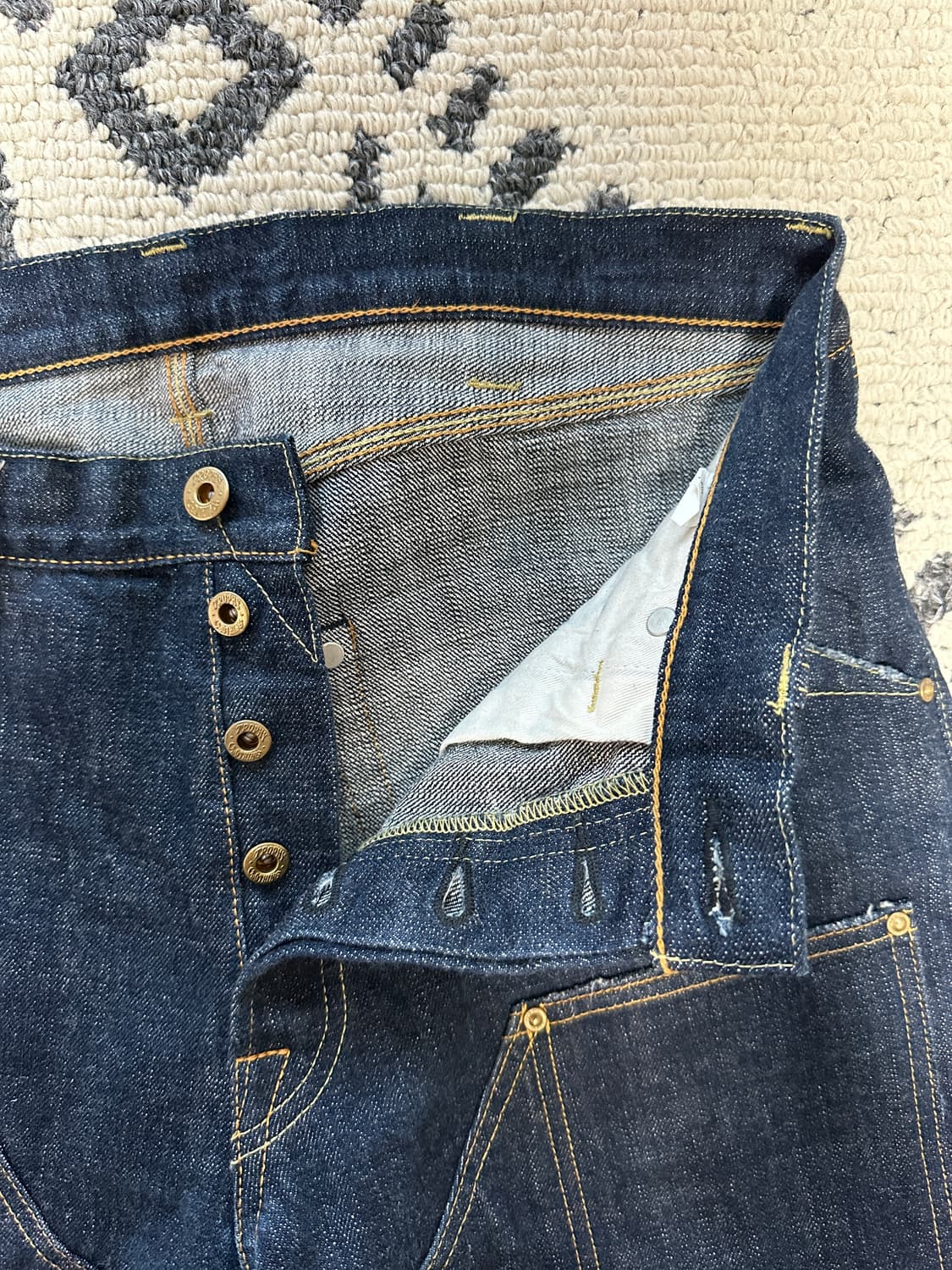 Trophy Clothing  더블니 더트 데님 상품이미지2