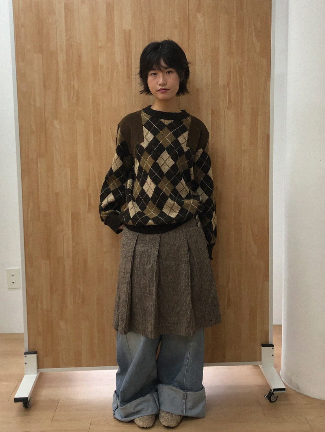 vintage elbow patch knit 상품이미지4