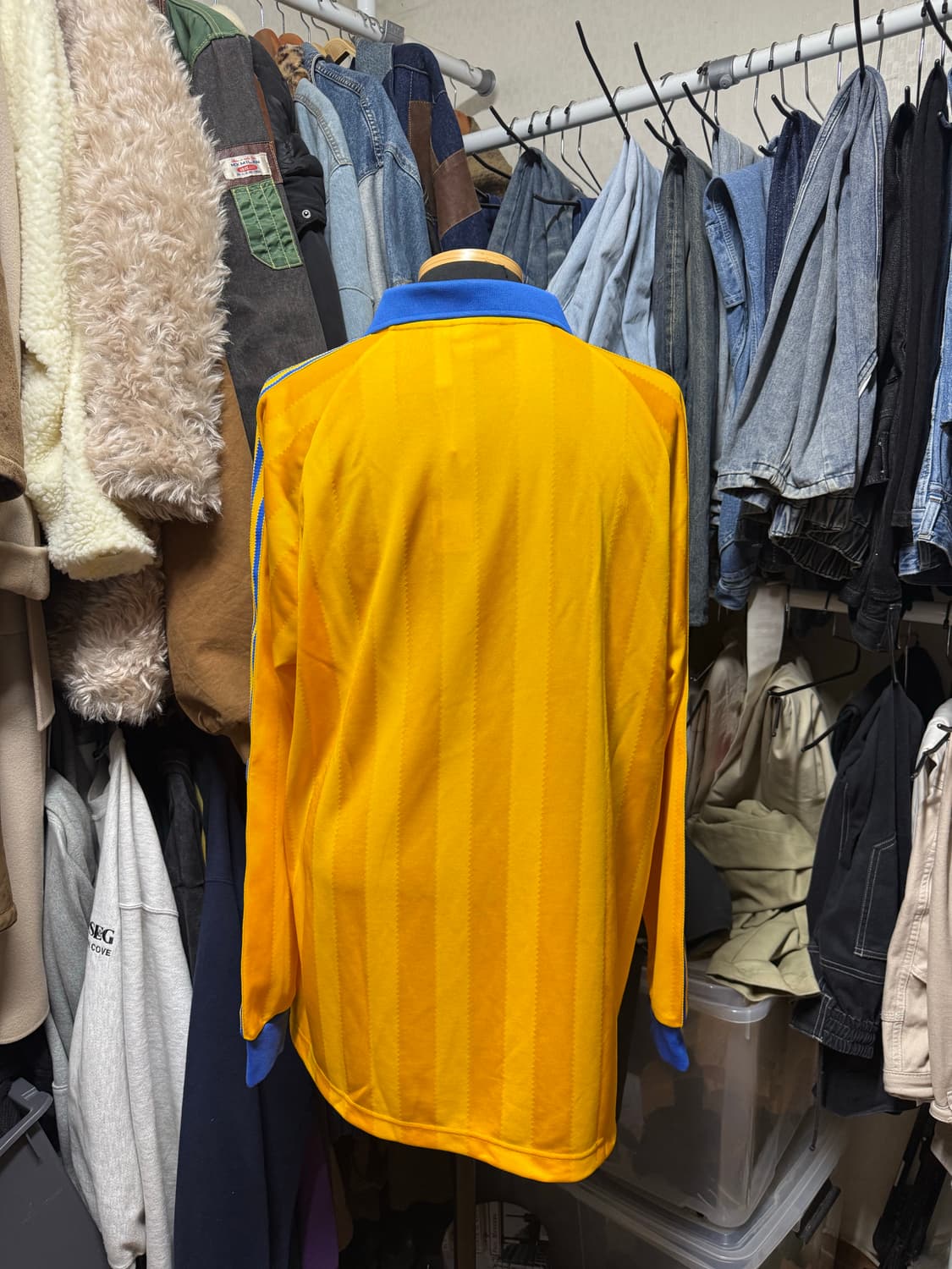 [XL] 새상품 아디다스 롱슬리브 져지 옐로우 상품이미지8