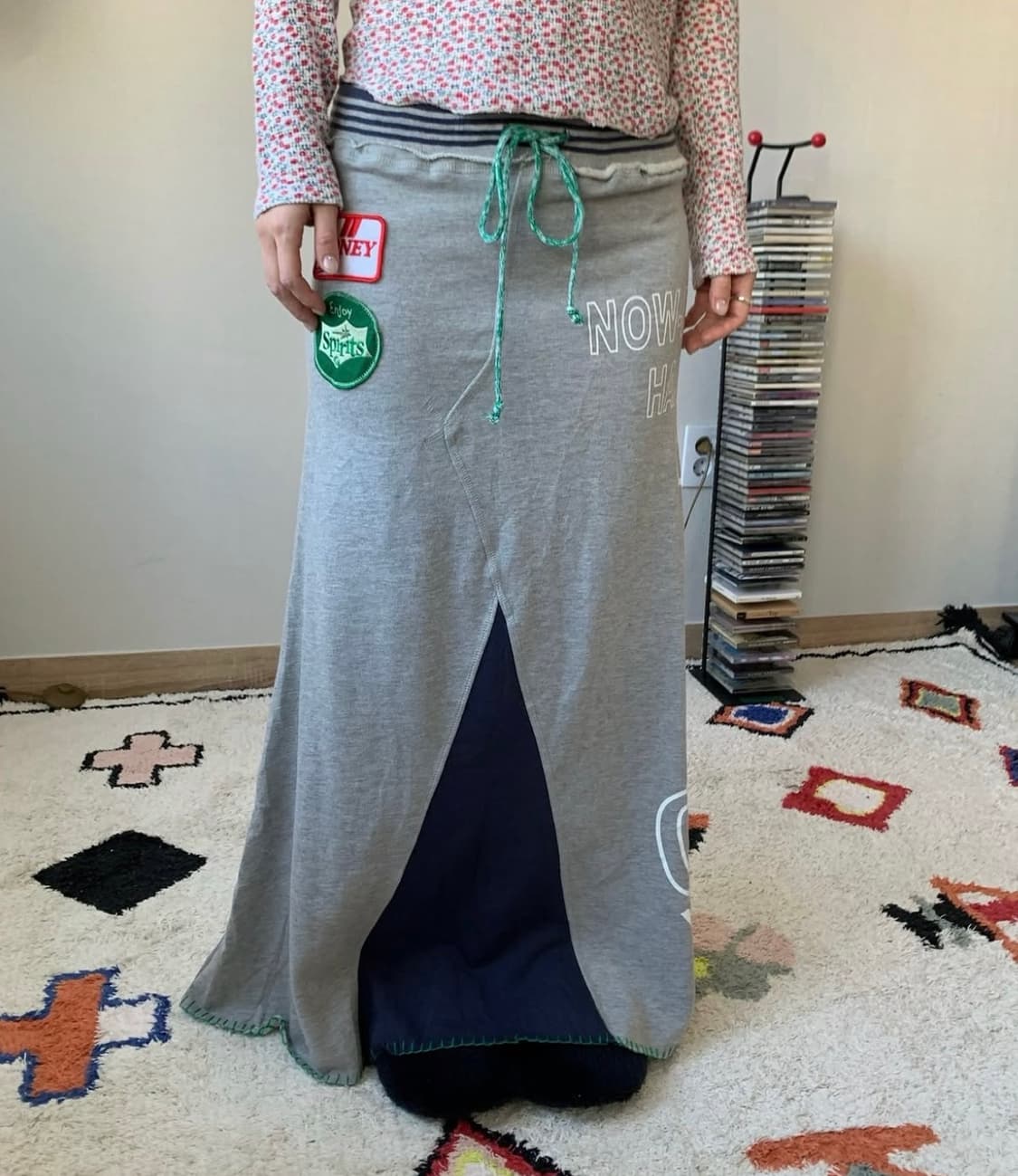 오요요 star cotton maxi skirt 상품이미지2
