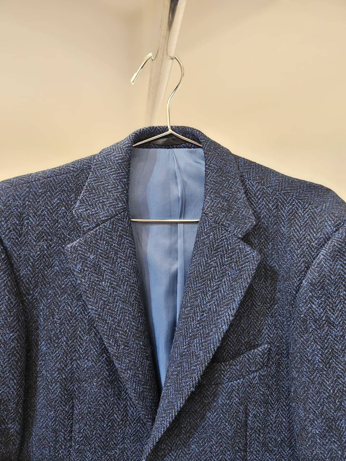 해리스트위드 헤링본 울 자켓 상품이미지3