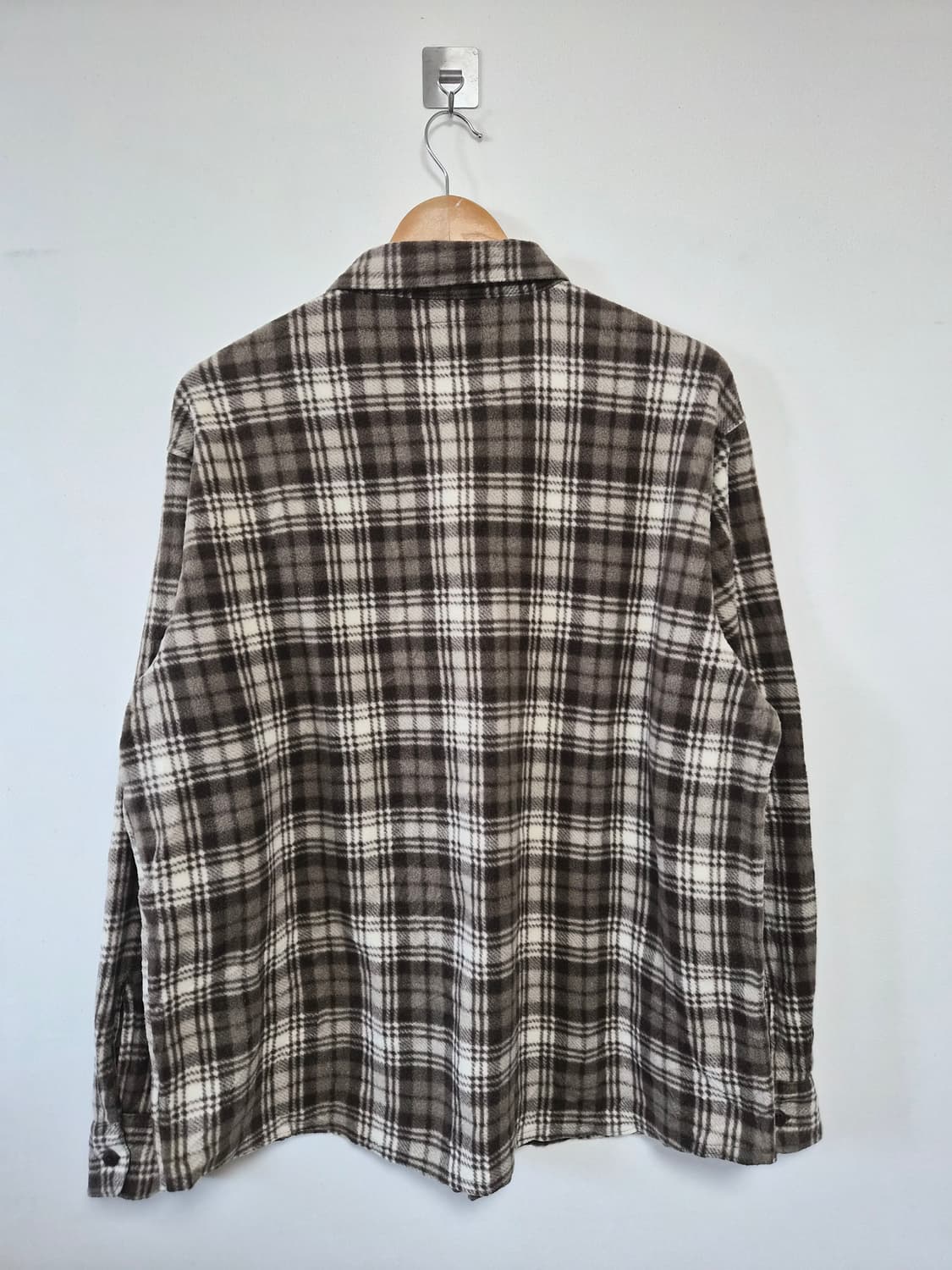 랭글러Wrangler 체크 폴리 셔츠 XL사이즈 - S323 상품이미지4