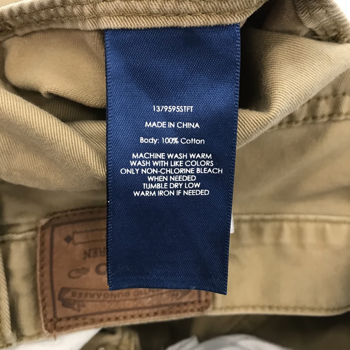 폴로랄프로렌 가죽탭 워크팬츠 [31인치] 상품이미지6