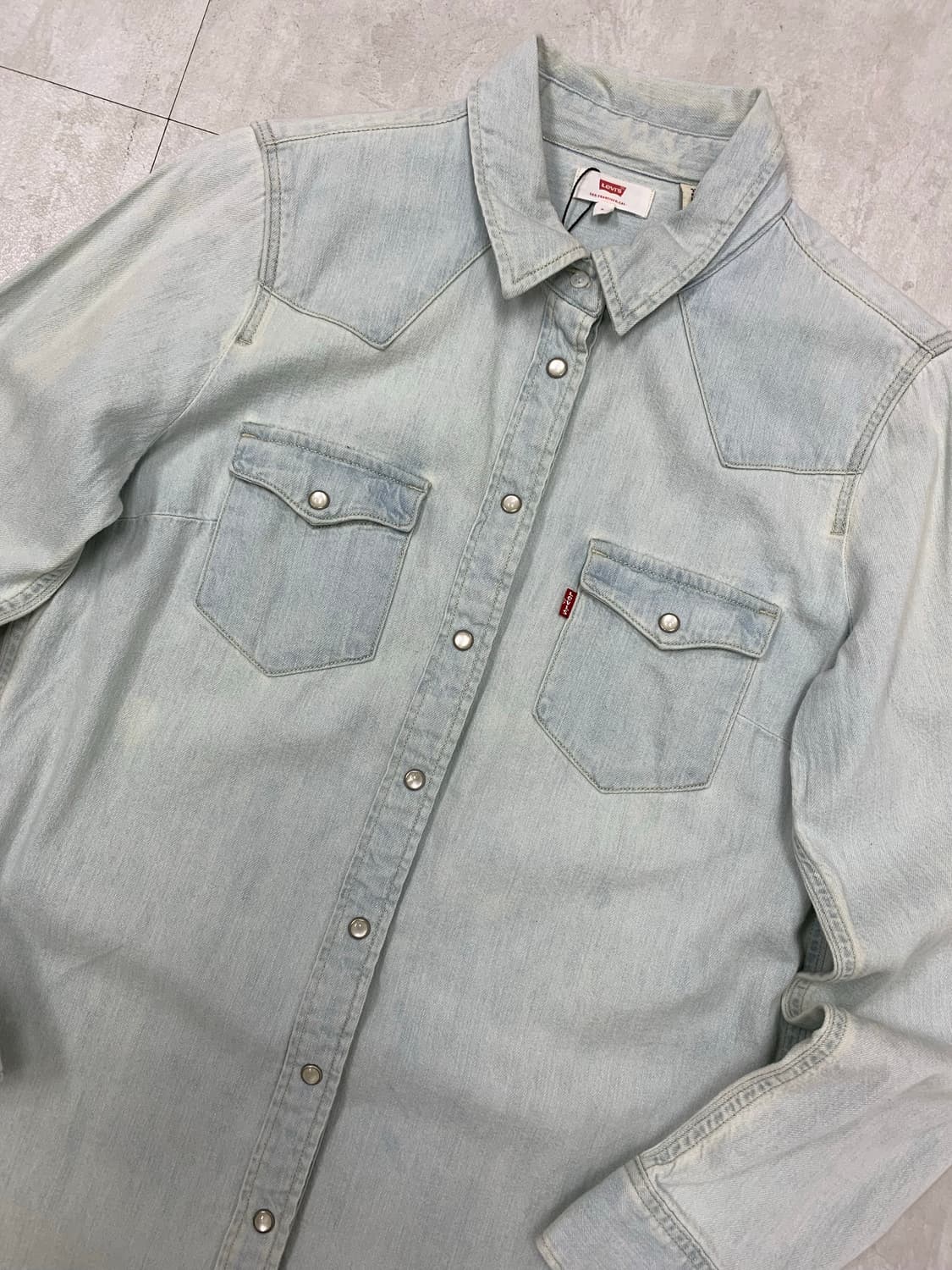 리바이스 연청 데님 셔츠 #679 상품이미지2