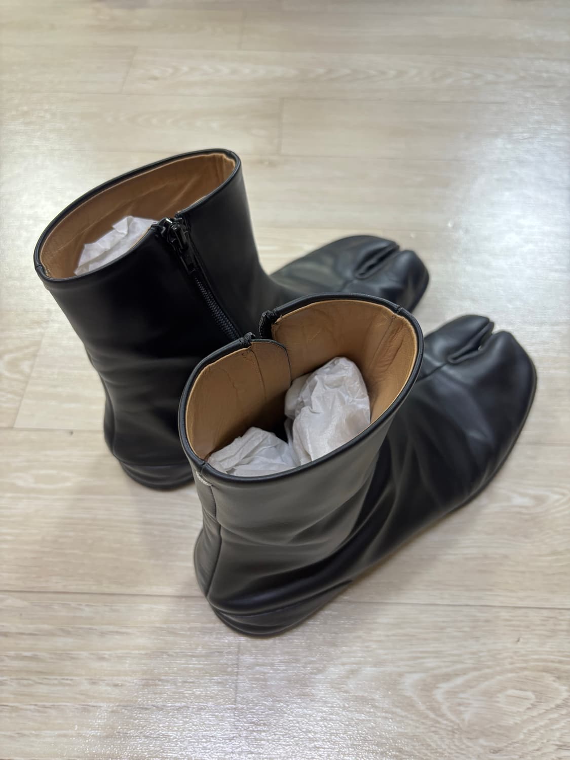 메종마르지엘라 타비 앵클 플랫 부츠 블랙 42사이즈 상품이미지5