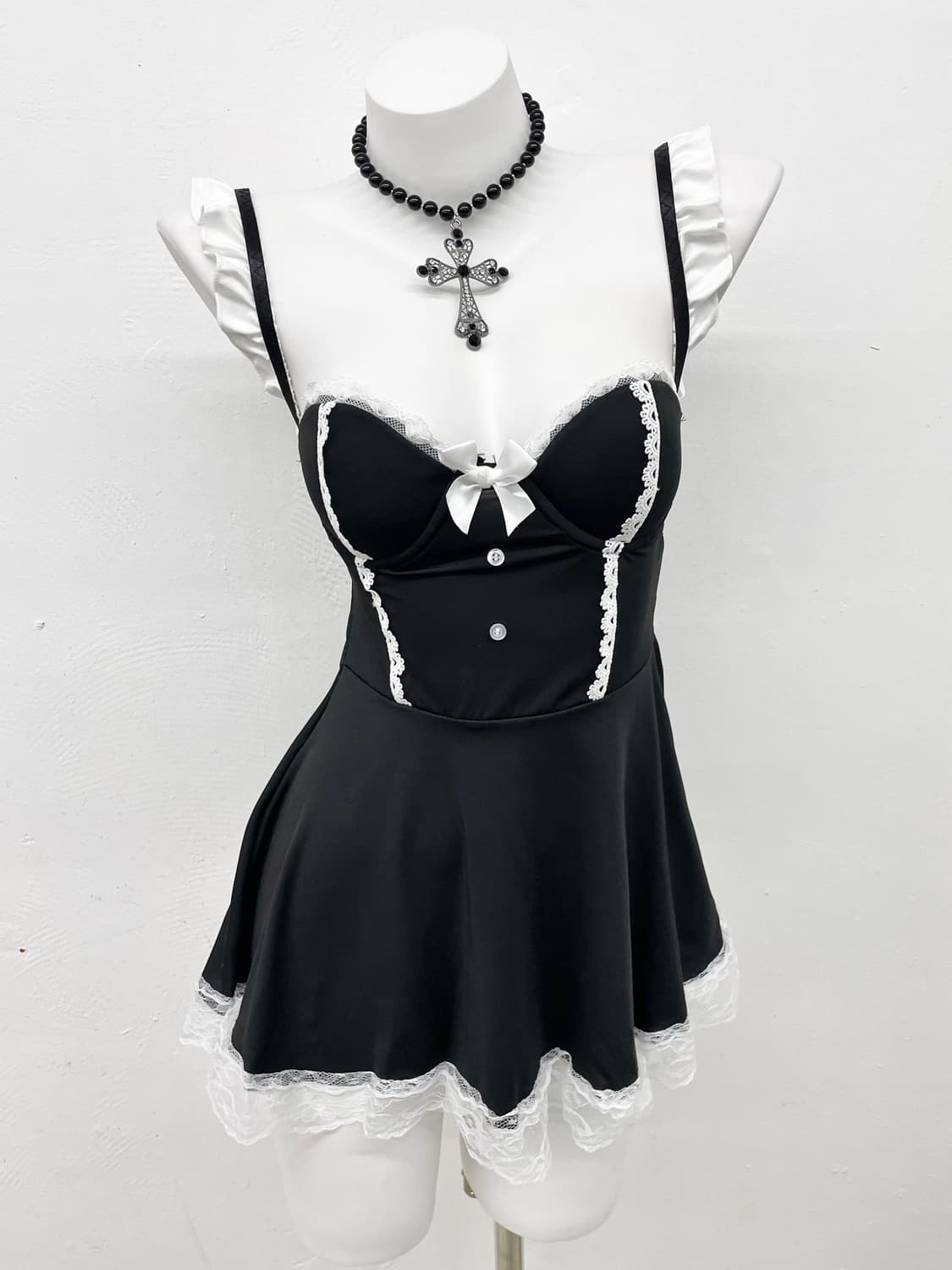 갸루 메이드 슬립 상품이미지1