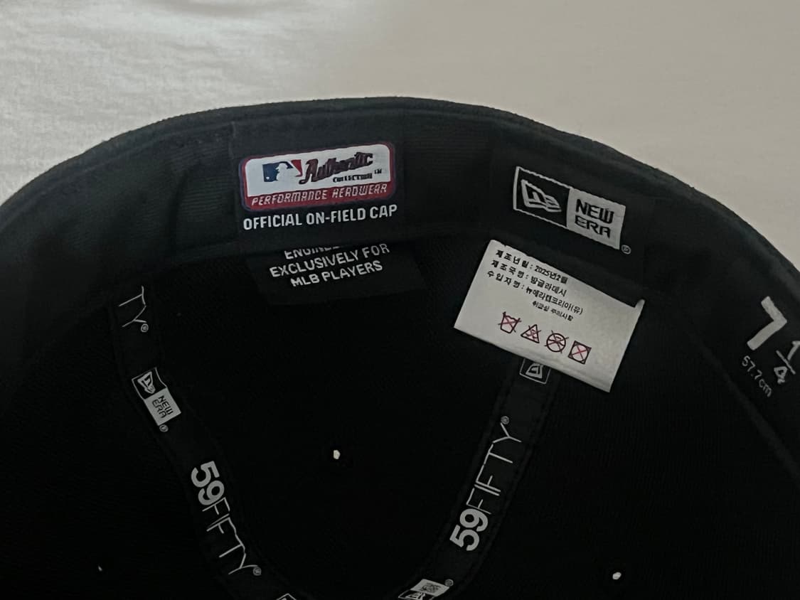 뉴에라 [7 & 1/4] 화이트삭스 게임 사이즈캡 블랙 70358700 상품이미지6