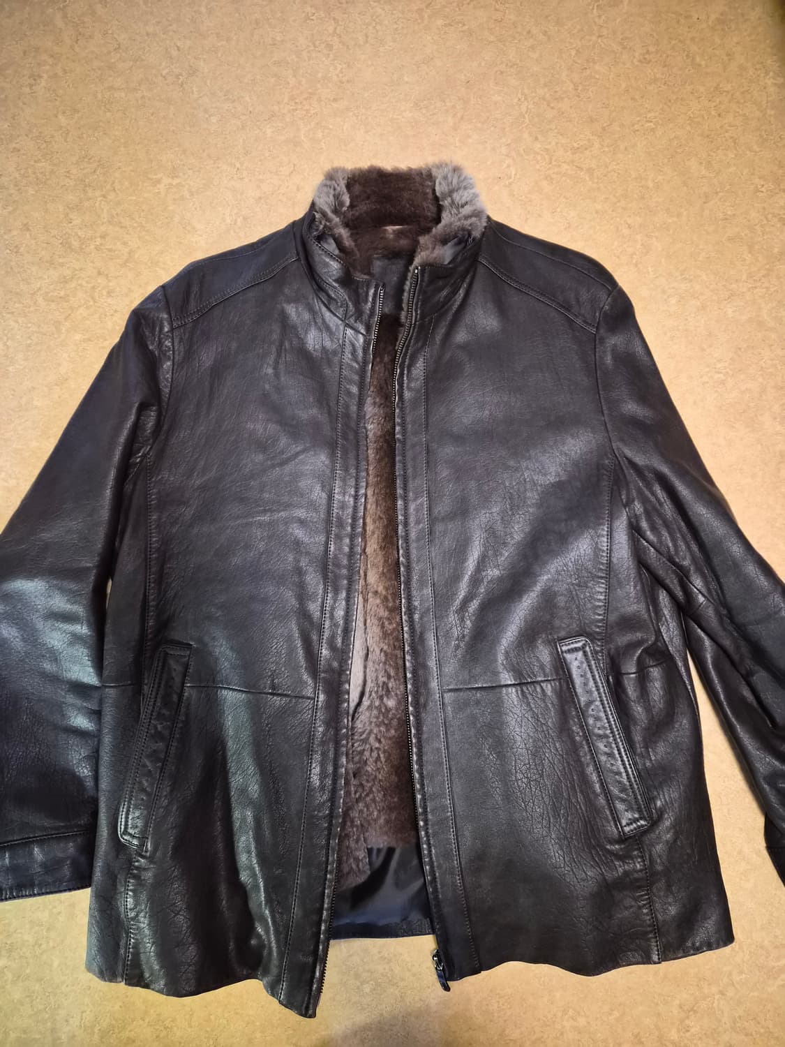 로가디스 그린 양가죽 자켓 상품이미지1