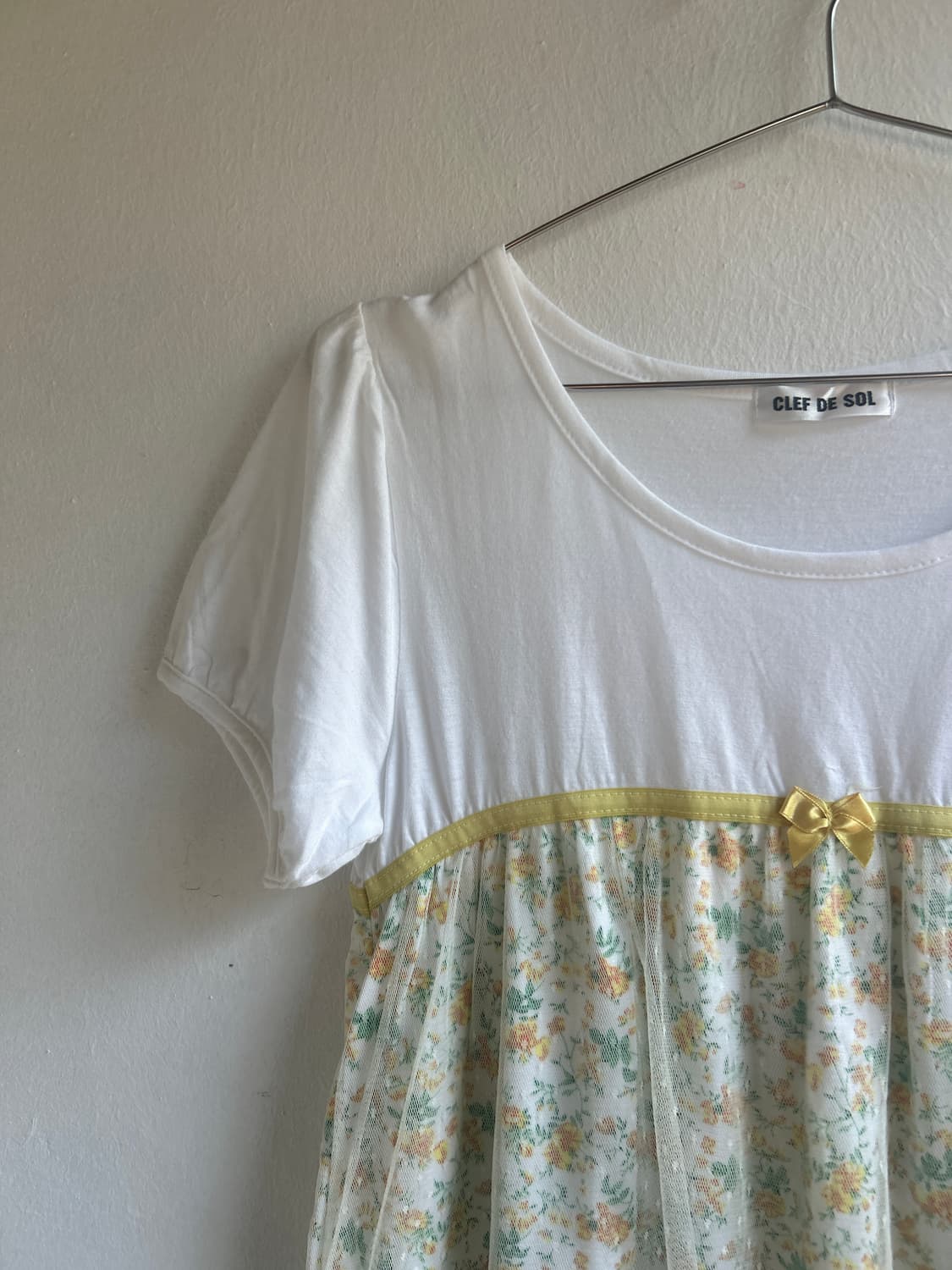 노란 장미 반팔  상품이미지2