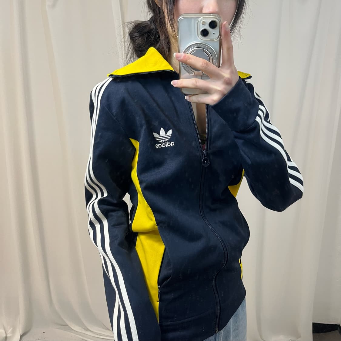 Adidas navy Europa color block jersey 상품이미지3