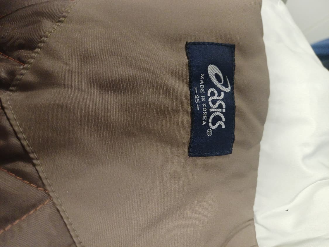 [희귀/90s] ASICS 아카이브 퀼팅 라이닝 투톤 올드스쿨 자켓 상품이미지5