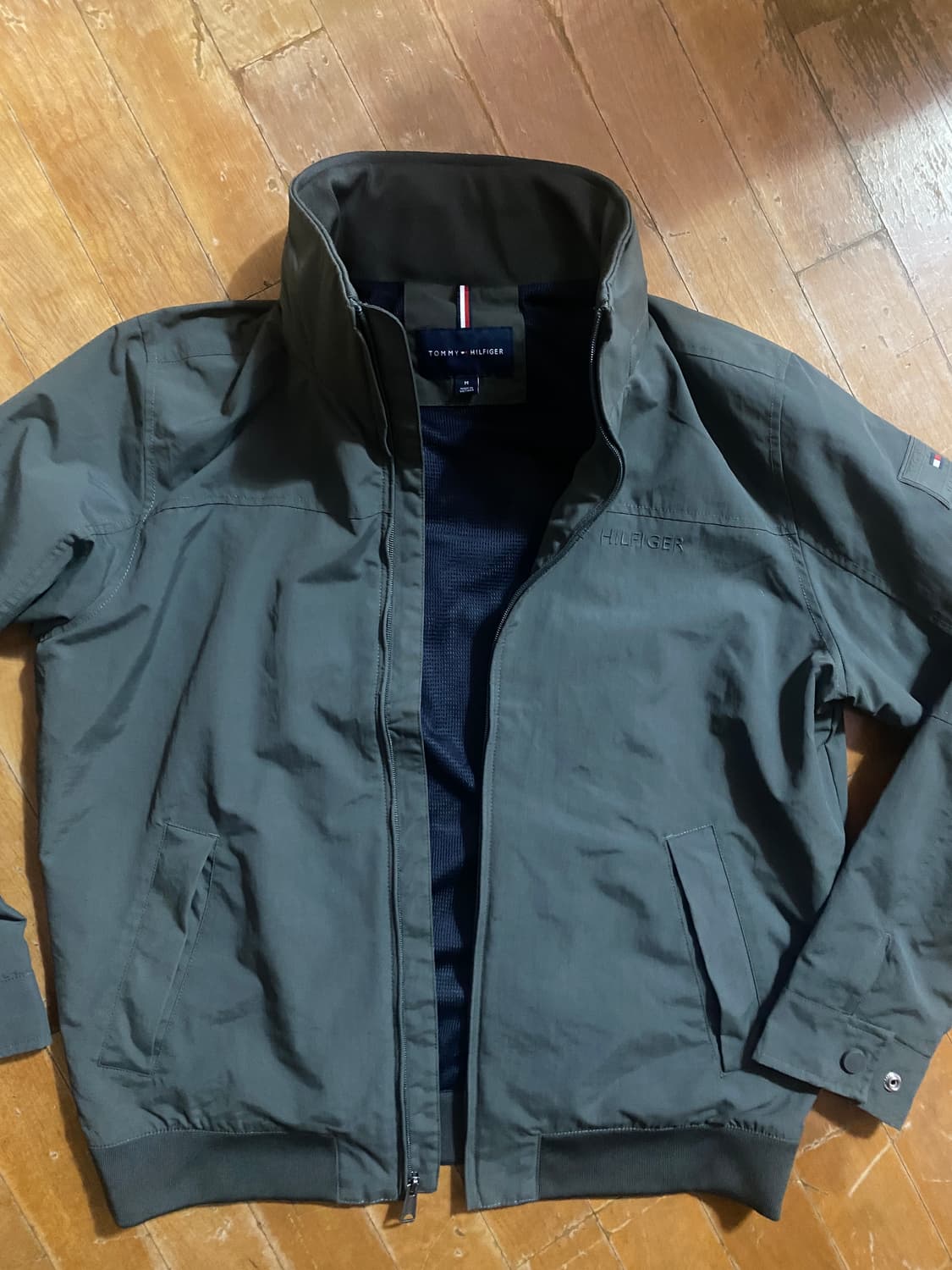 타미힐피거 남성 카키색 자켓 M (105) 상품이미지1