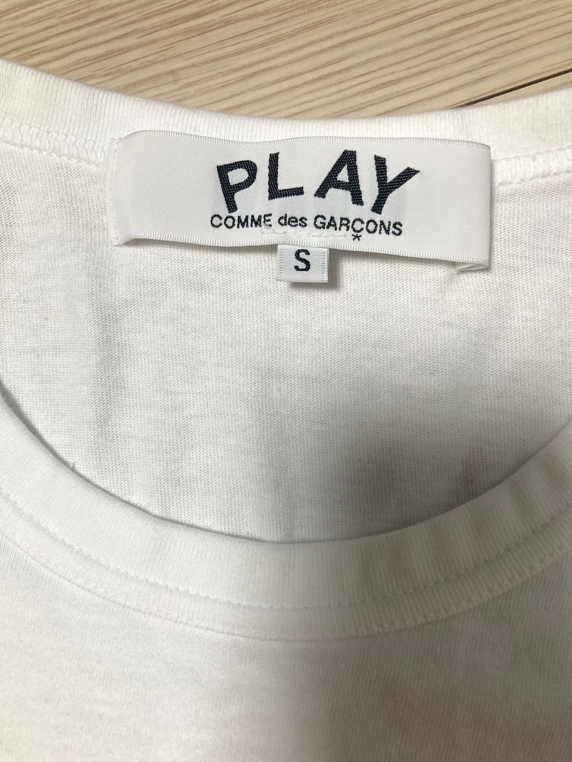 꼼데가르송 PLAY 반팔 S 상품이미지3