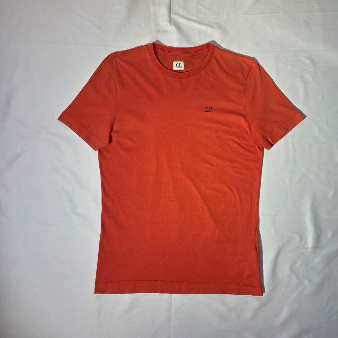 [95]CP 컴퍼니 고글 로고 오렌지 반팔 상품이미지2