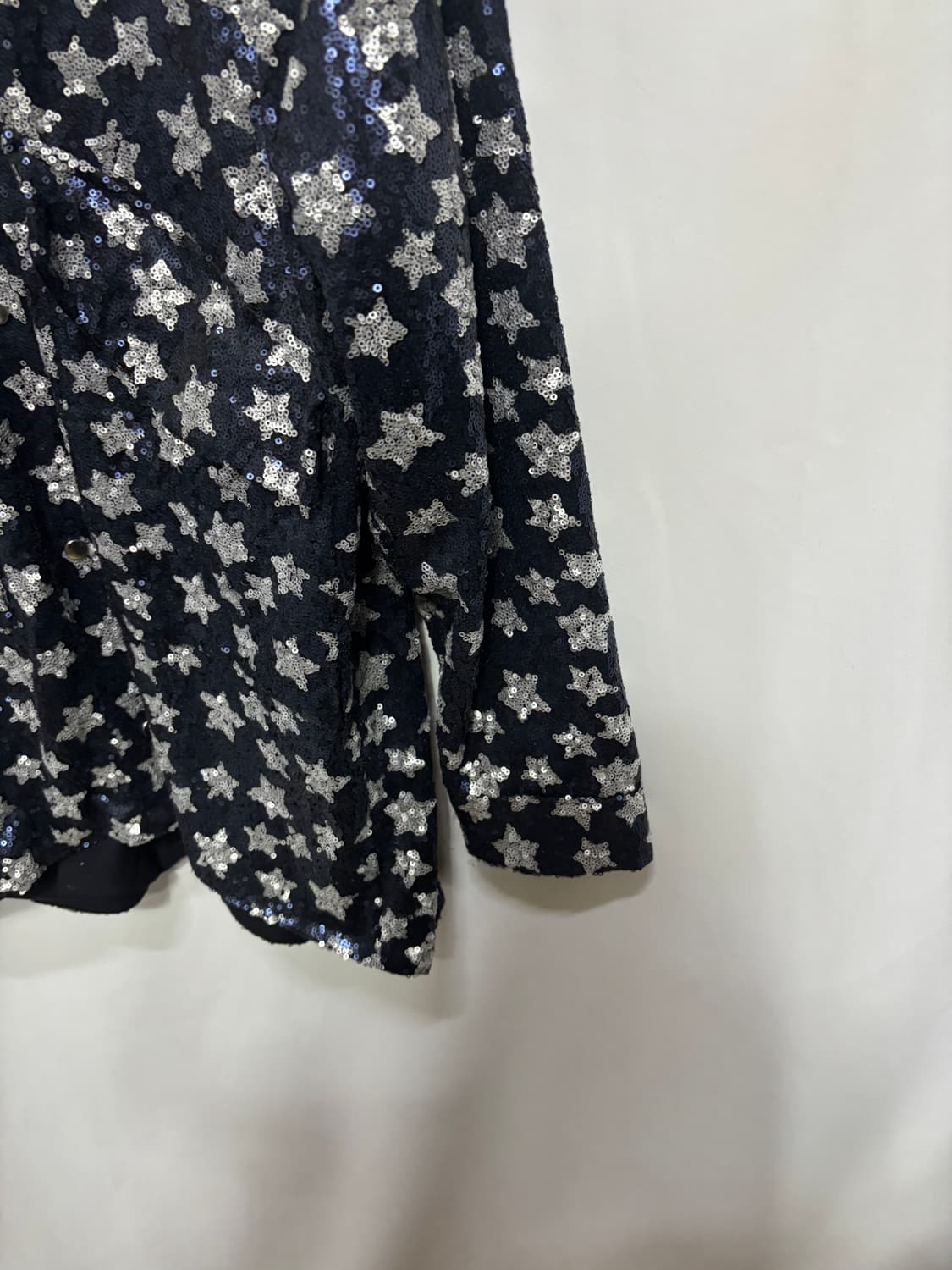 자라(ZARA)스타 패턴 시퀸 셔츠 재킷 S  상품이미지3