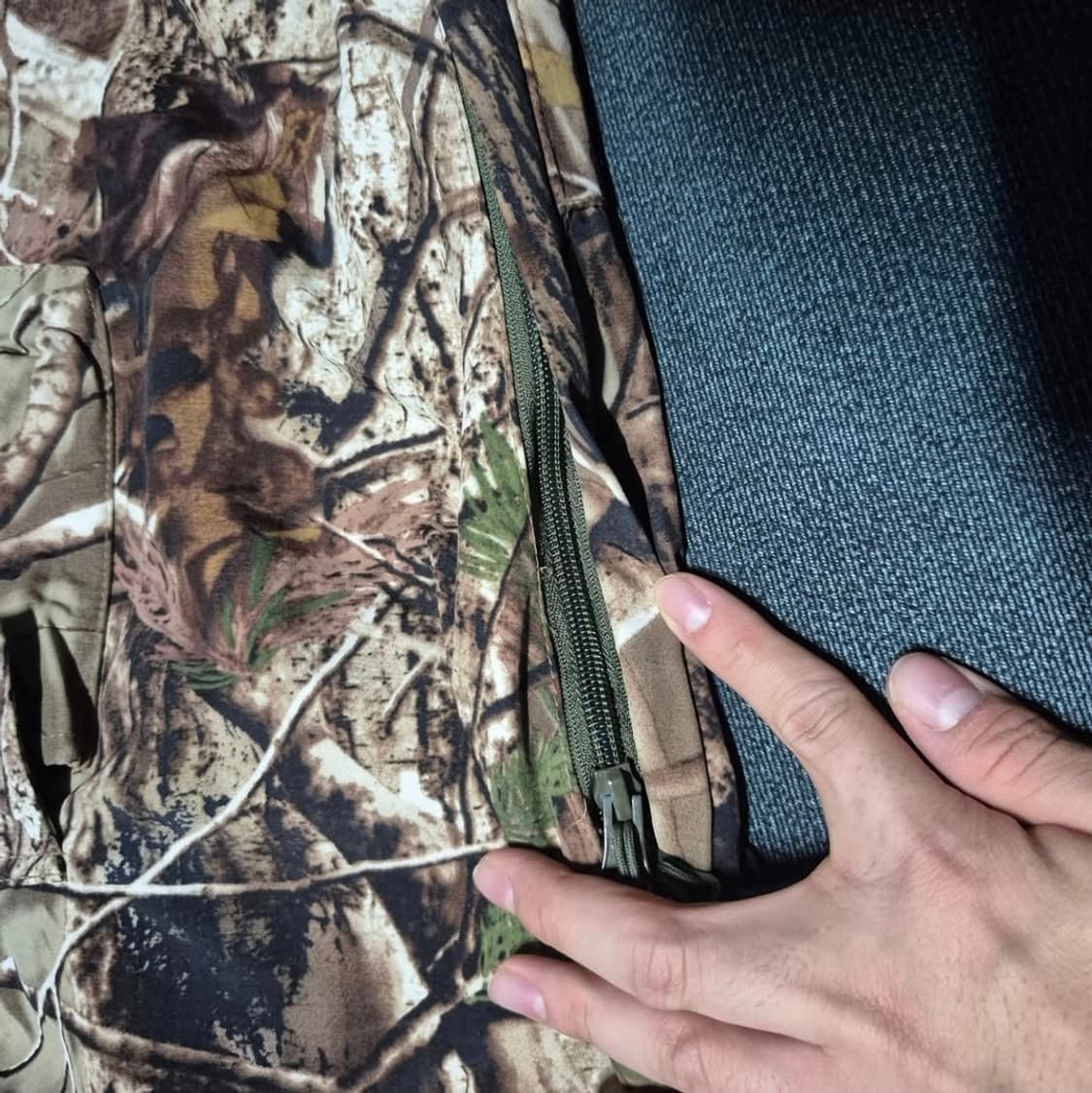 리얼트리 빈티지 히든지퍼 후디드 파카 L 상품이미지2