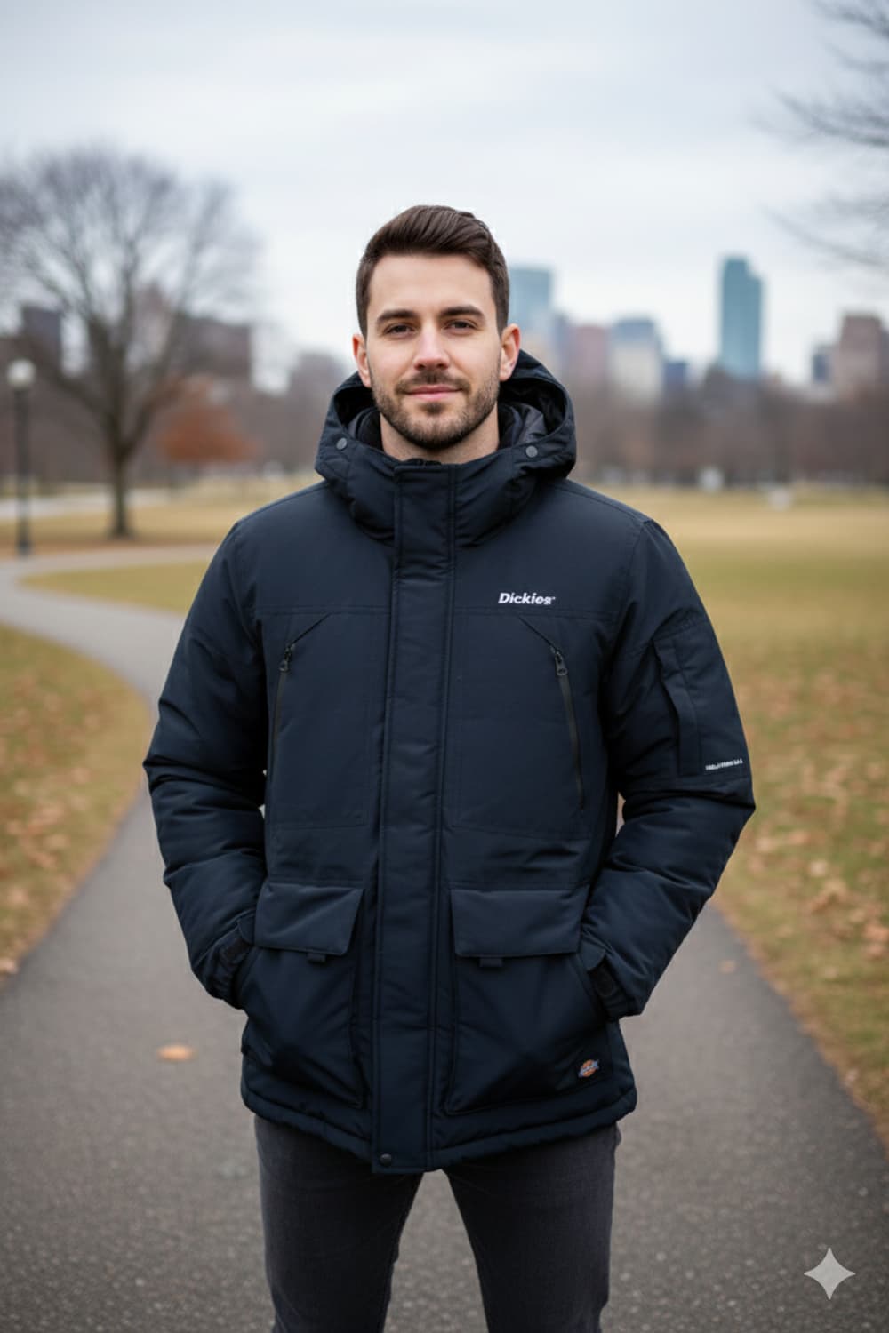 디키즈 후드 패딩 M 상품이미지1