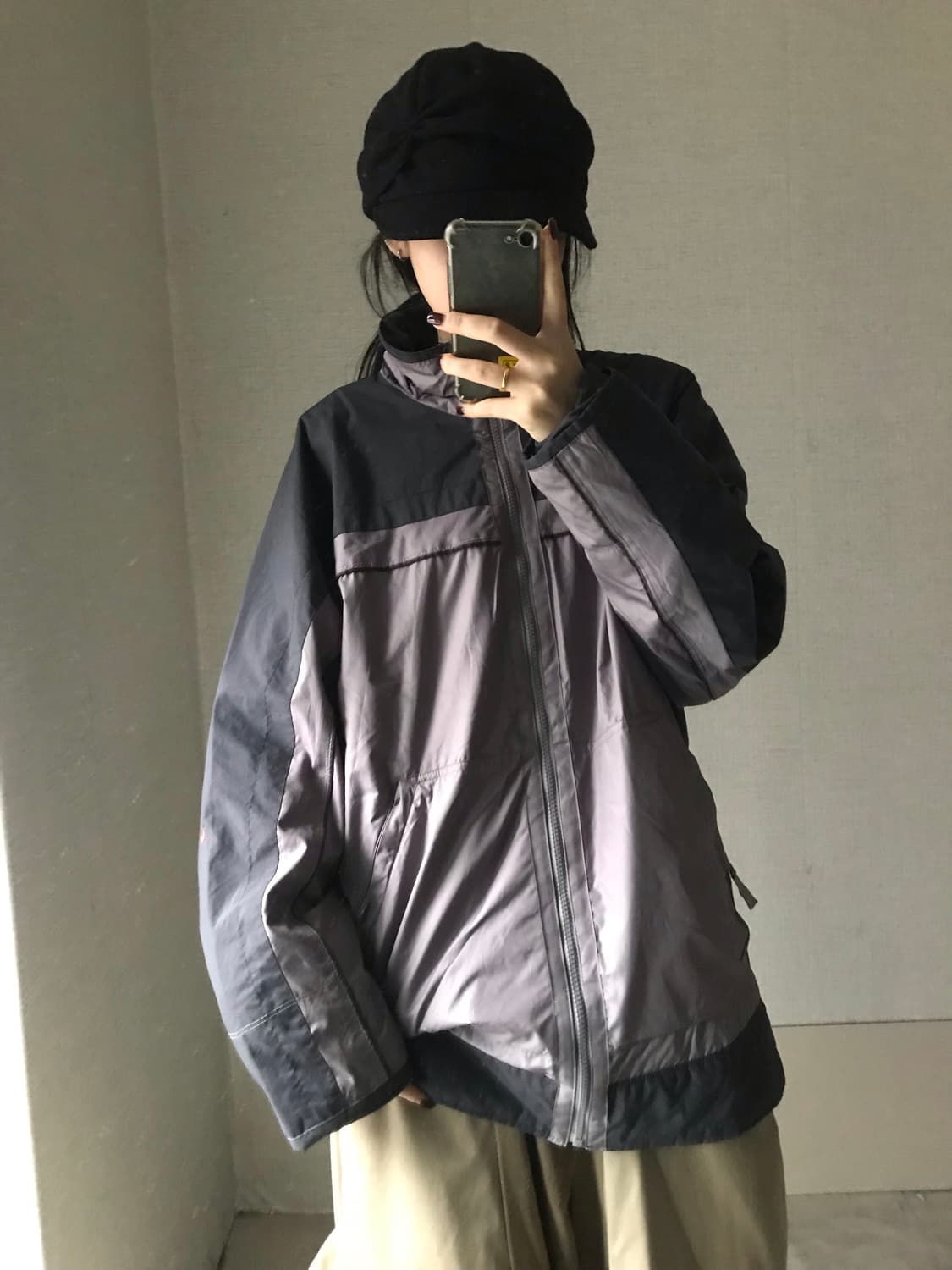 나이키 브라운 오버핏 바람막이 자켓 상품이미지1