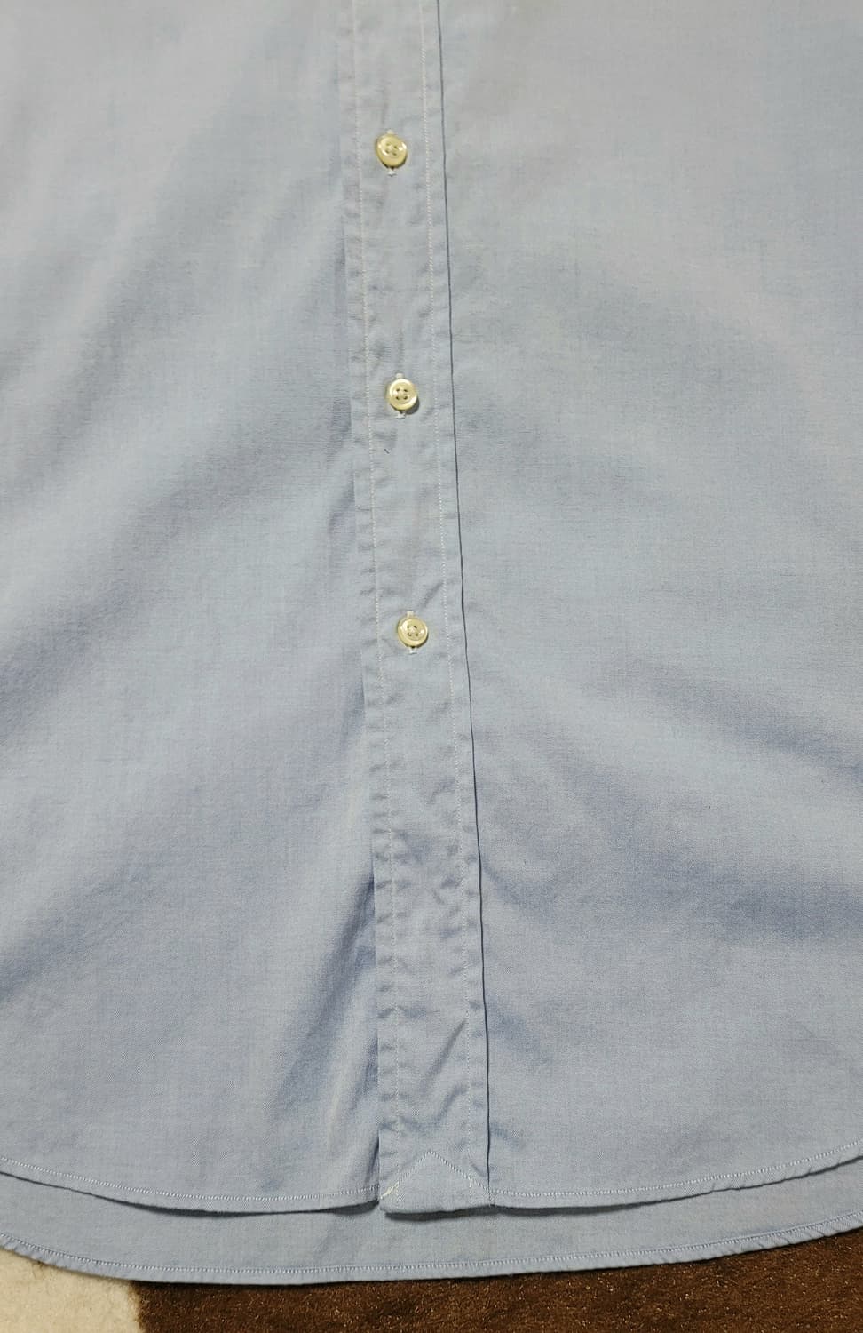 폴로 랄프로렌 남성용 연블루 면남방(L) 상품이미지6