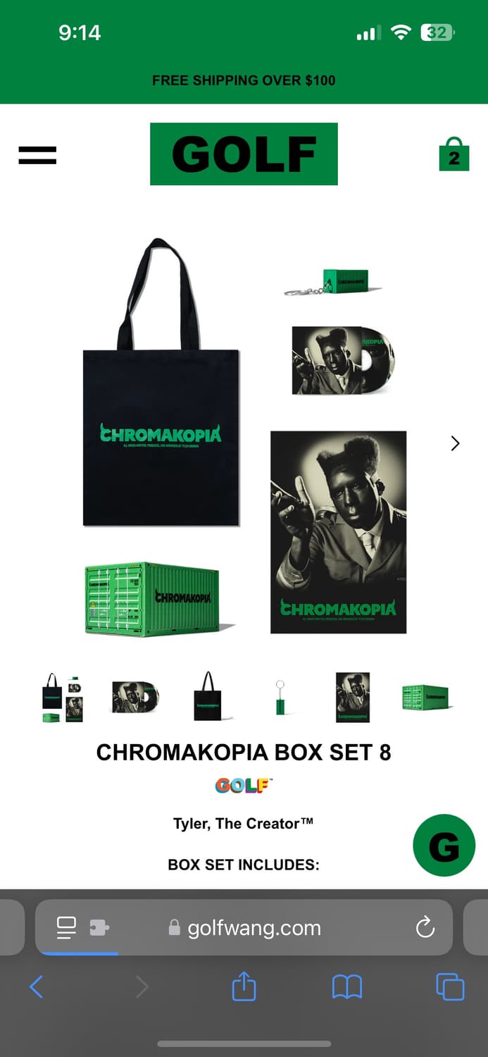 타일러 크로마코피아 박스셋 8 (키링제외) 상품이미지1