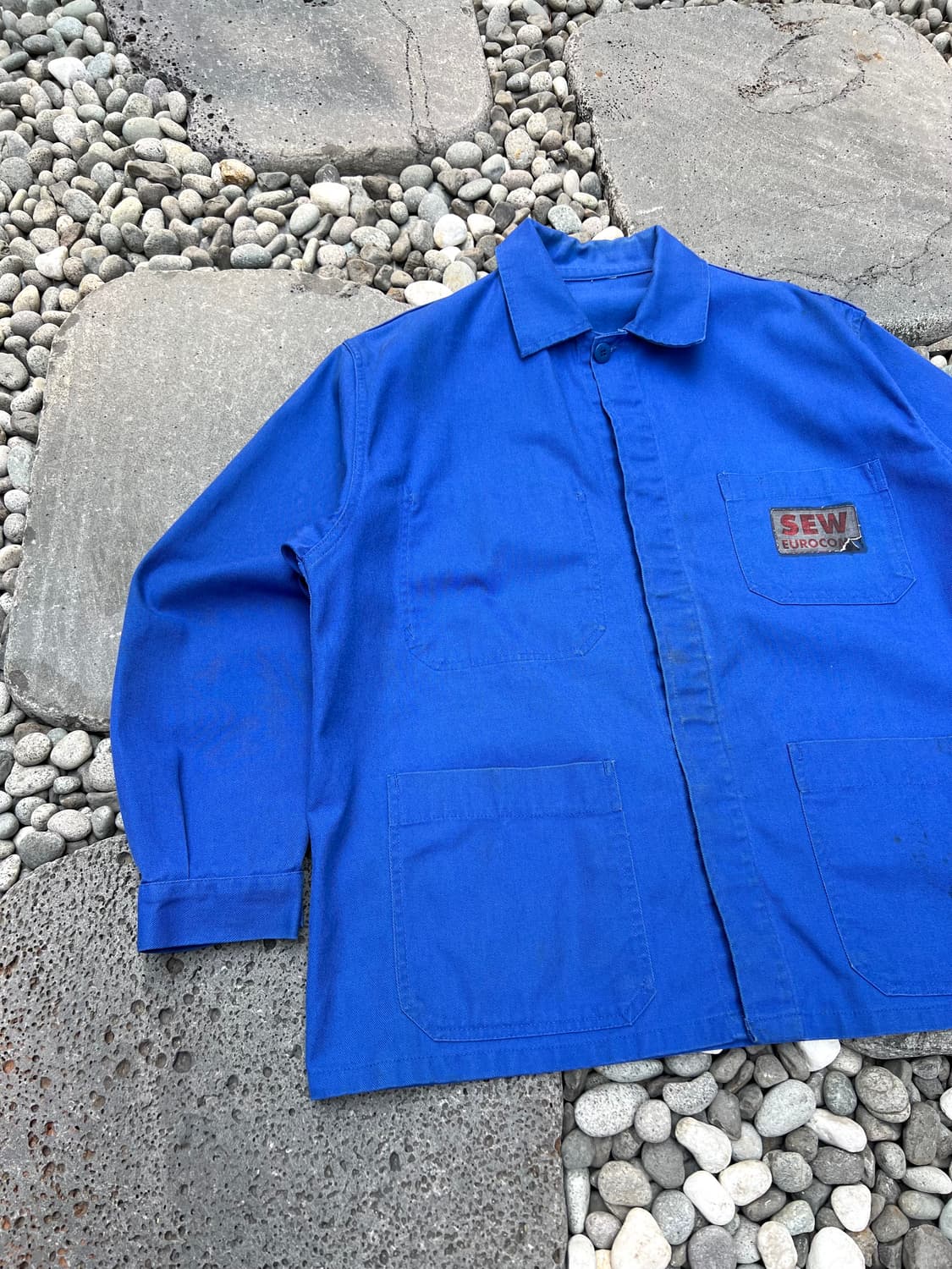 OLD VINTAGE WASHING BLUE 빈티지프렌치워크자켓 상품이미지4