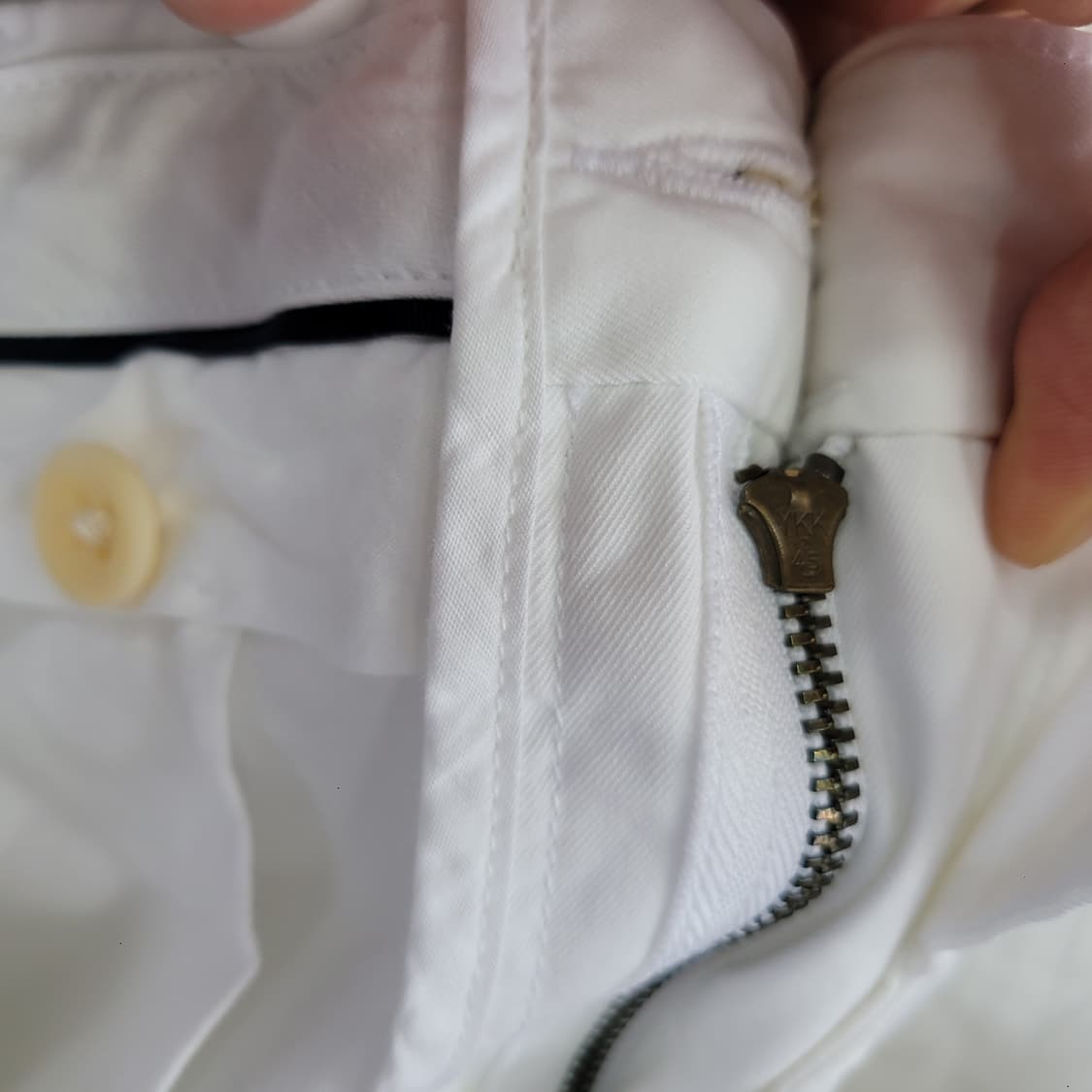 Polo 폴로 랄프로렌 화이트 남성 면바지 슬림핏 상품이미지6