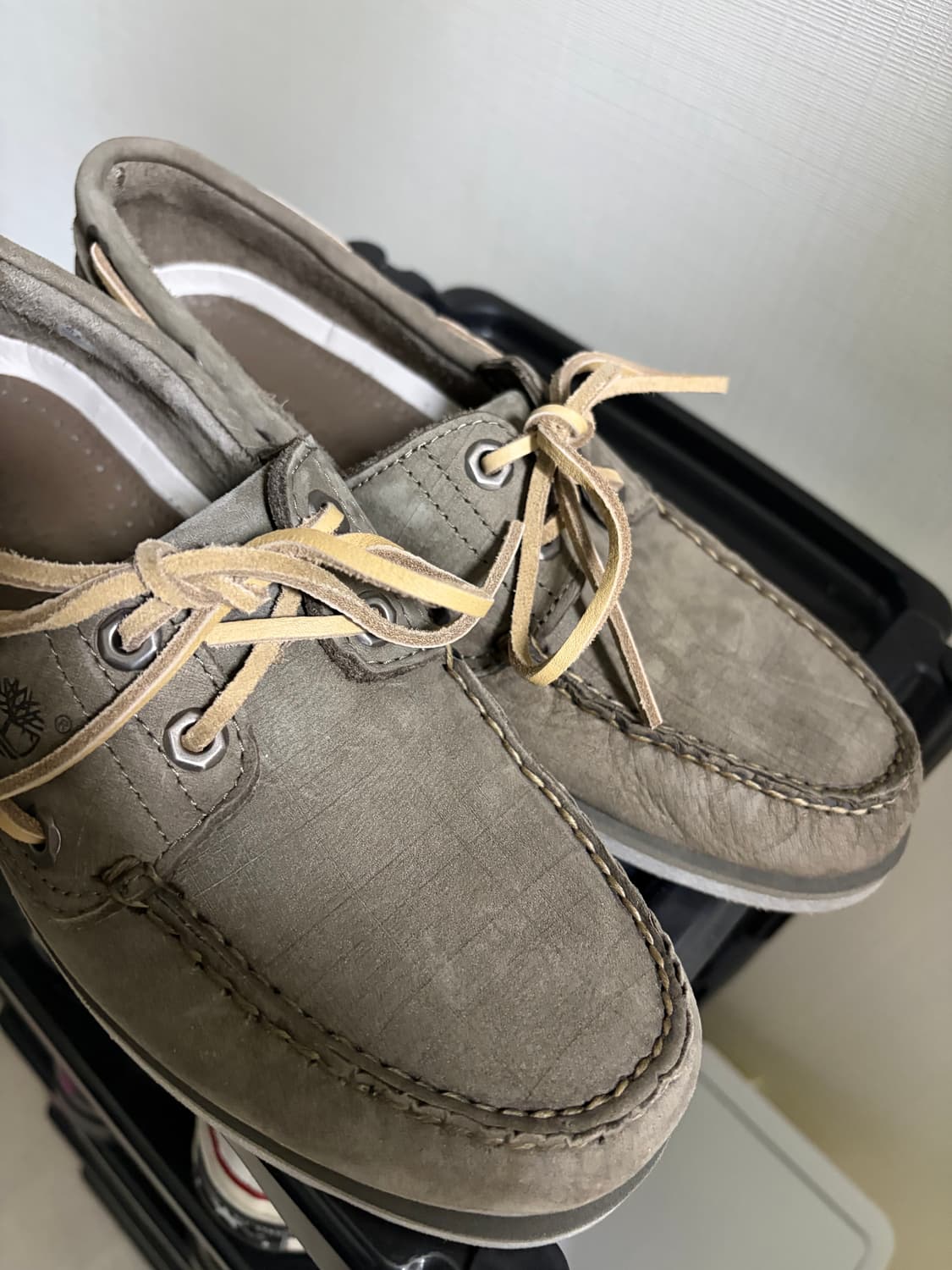 (시착 1회) Timberland 레더 보트 슈즈 265 상품이미지3