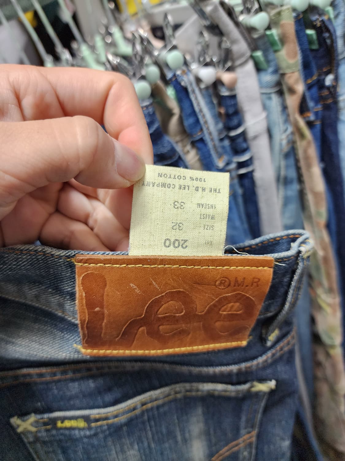 Lee 90s Lot.002 빈티지 데님 청바지 상품이미지4