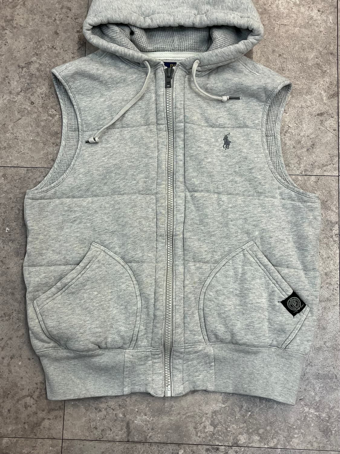 폴로 랄프로렌 후드 베스트 자켓 그레이 M #csz2843 상품이미지6