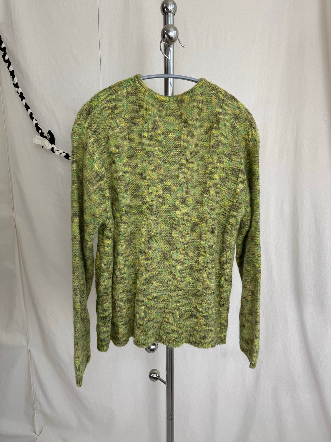 그린 모헤어 가디건 상품이미지6