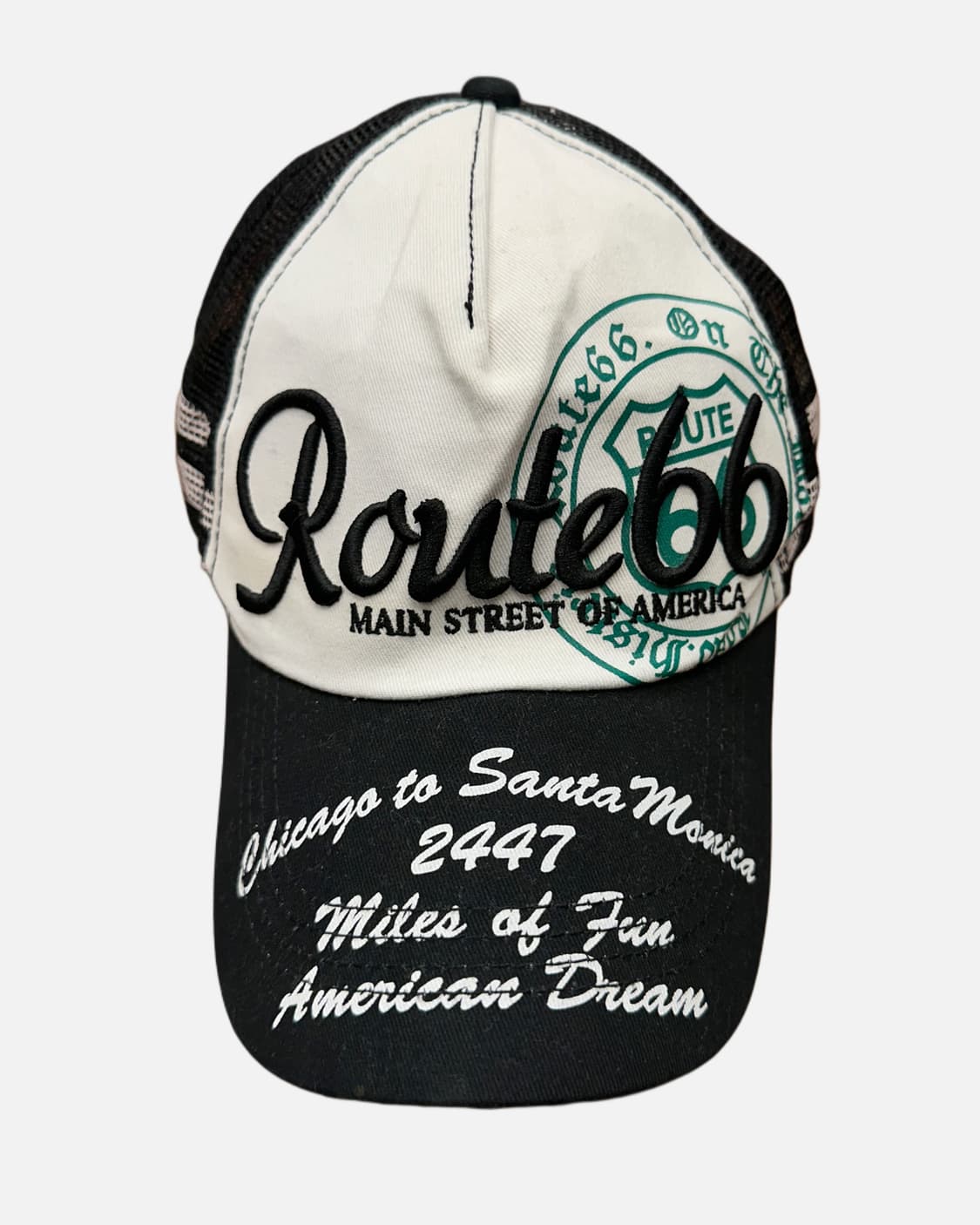ROUTE66 embroidery logo mesh cap 상품이미지3