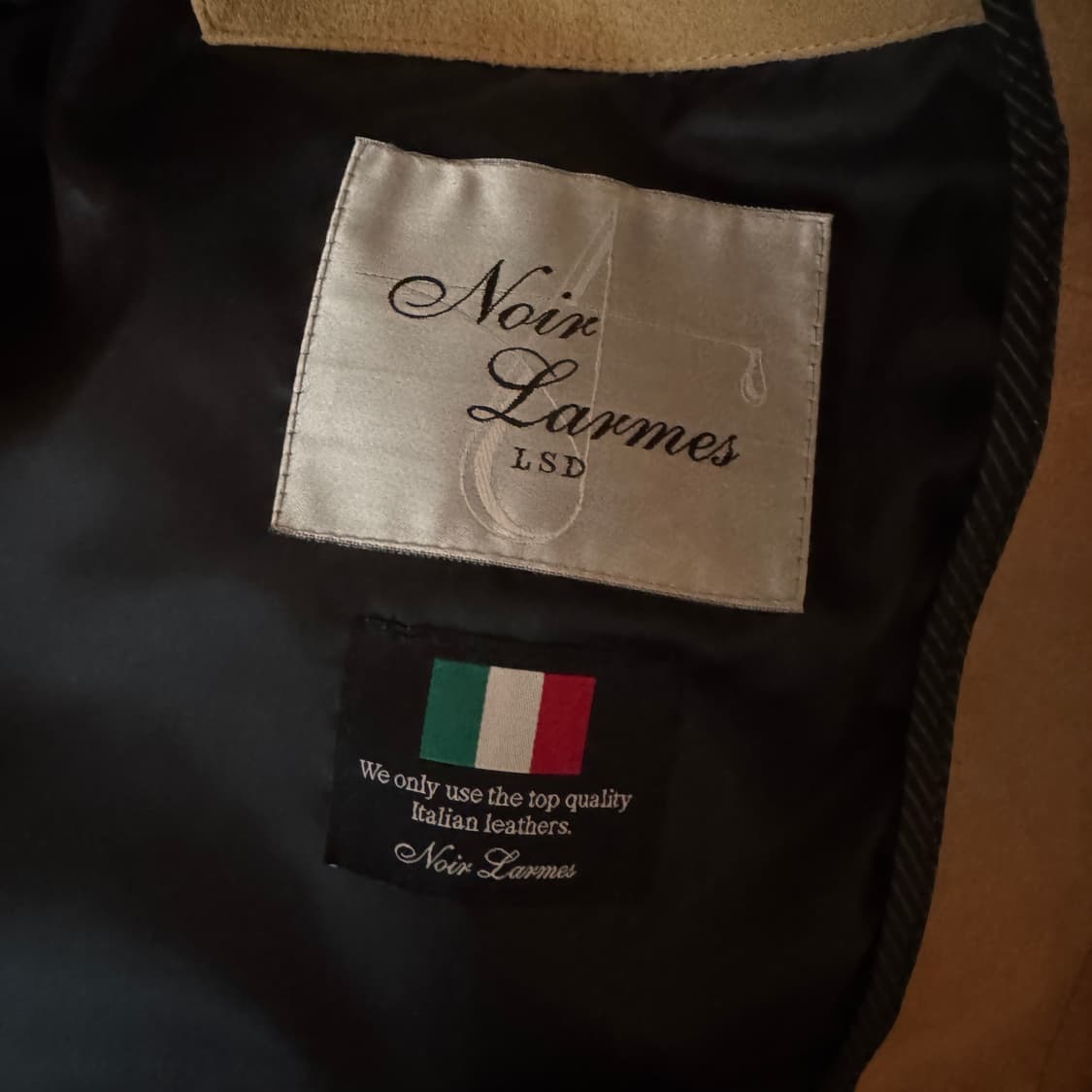 느와르 라르메스 스웨이드 자켓 48사이즈 상품이미지4