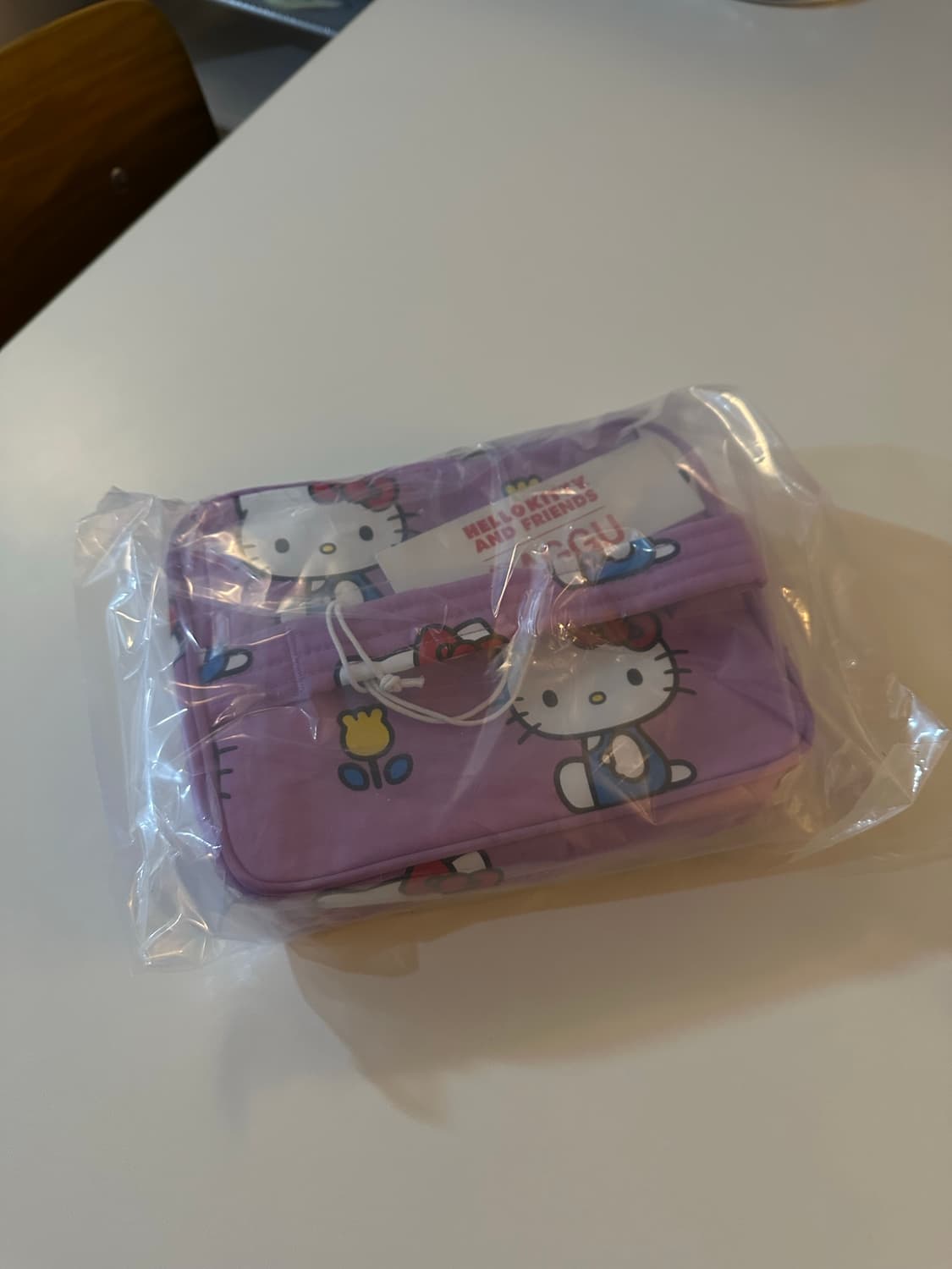 바쿠 x 산리오 라지 코스메틱 케이스 헬로 키티 핑크 상품이미지2