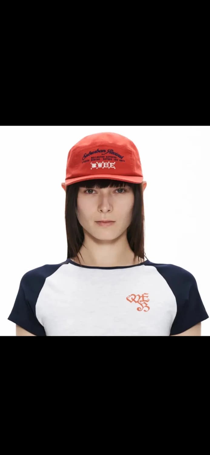 (새상품) 웰빙익스프레스 빈티지 코튼 캡 레드 상품이미지1