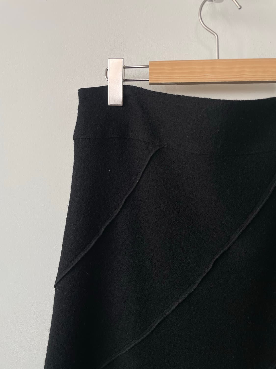 vintage boucle wool line long skirt 상품이미지6