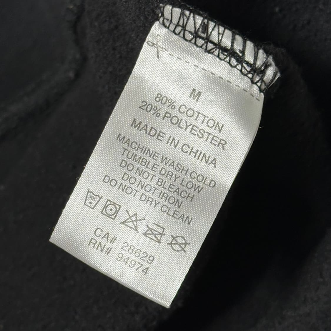 M 스투시 오렌지 로고 블랙 맨투맨  상품이미지5