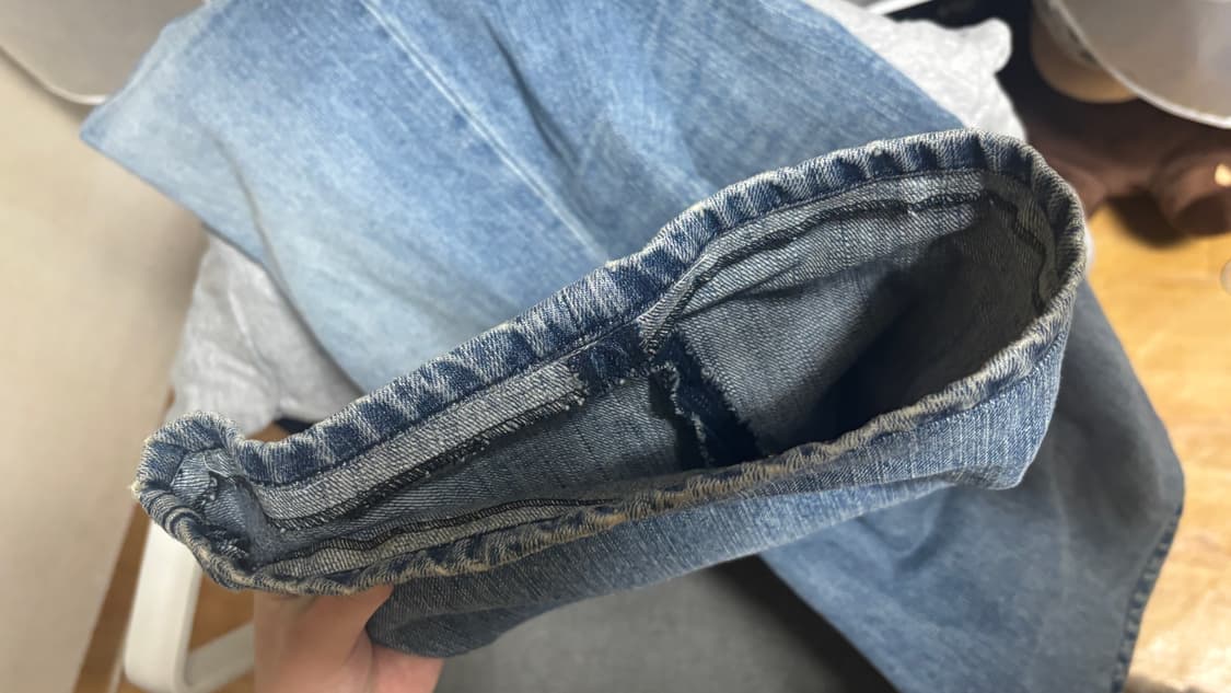 999휴머니티 Av플리츠 팬츠 넵 블루 상품이미지4