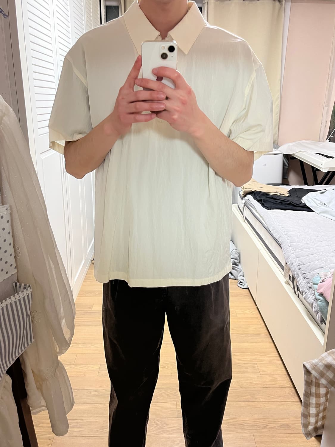 노드아카이브 하프 집업 셔츠 0사이즈 상품이미지1